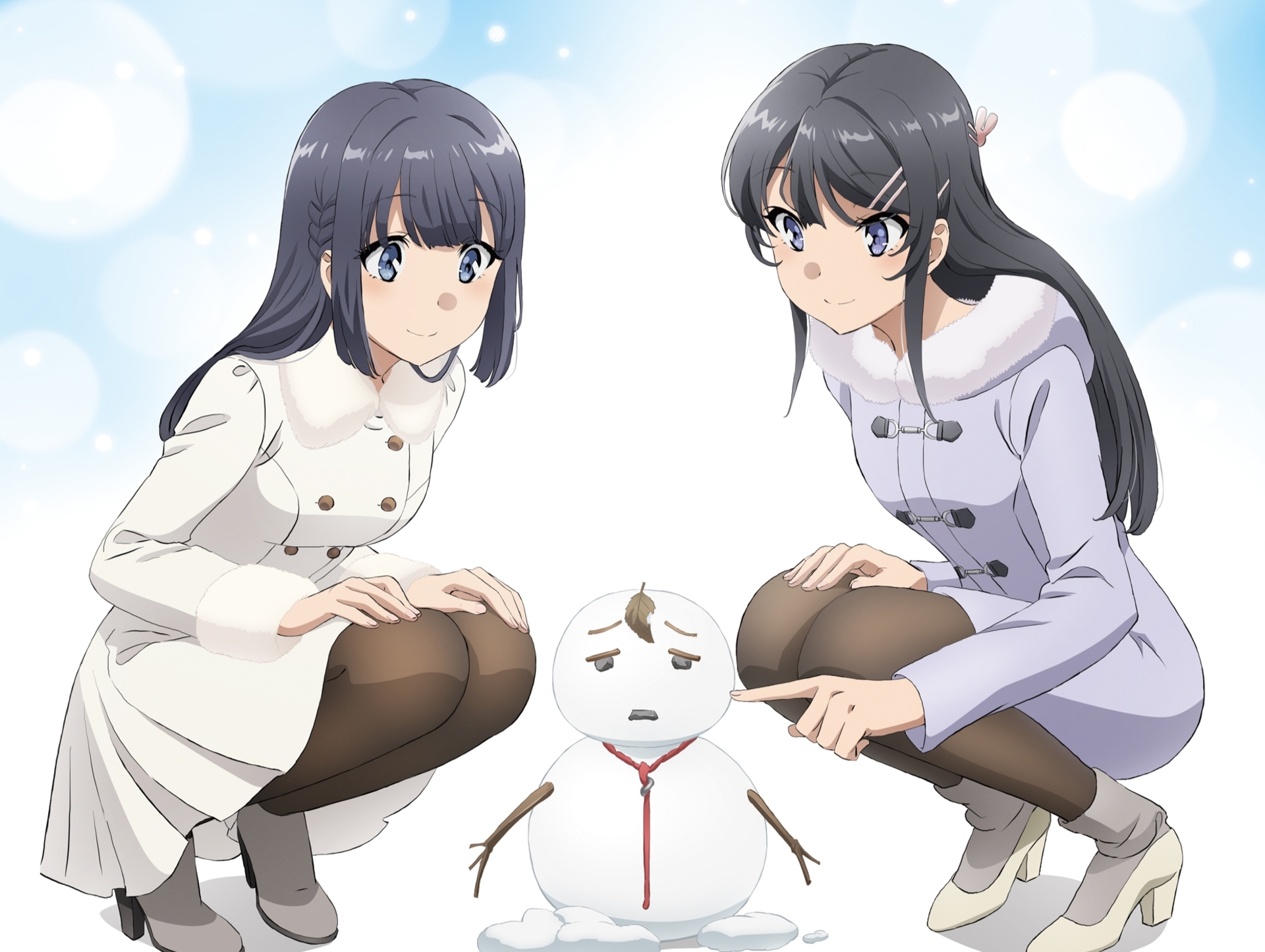 Download mobile wallpaper Anime, Mai Sakurajima, Rascal Does Not Dream Of Bunny Girl Senpai, Shoko Makinohara for free.