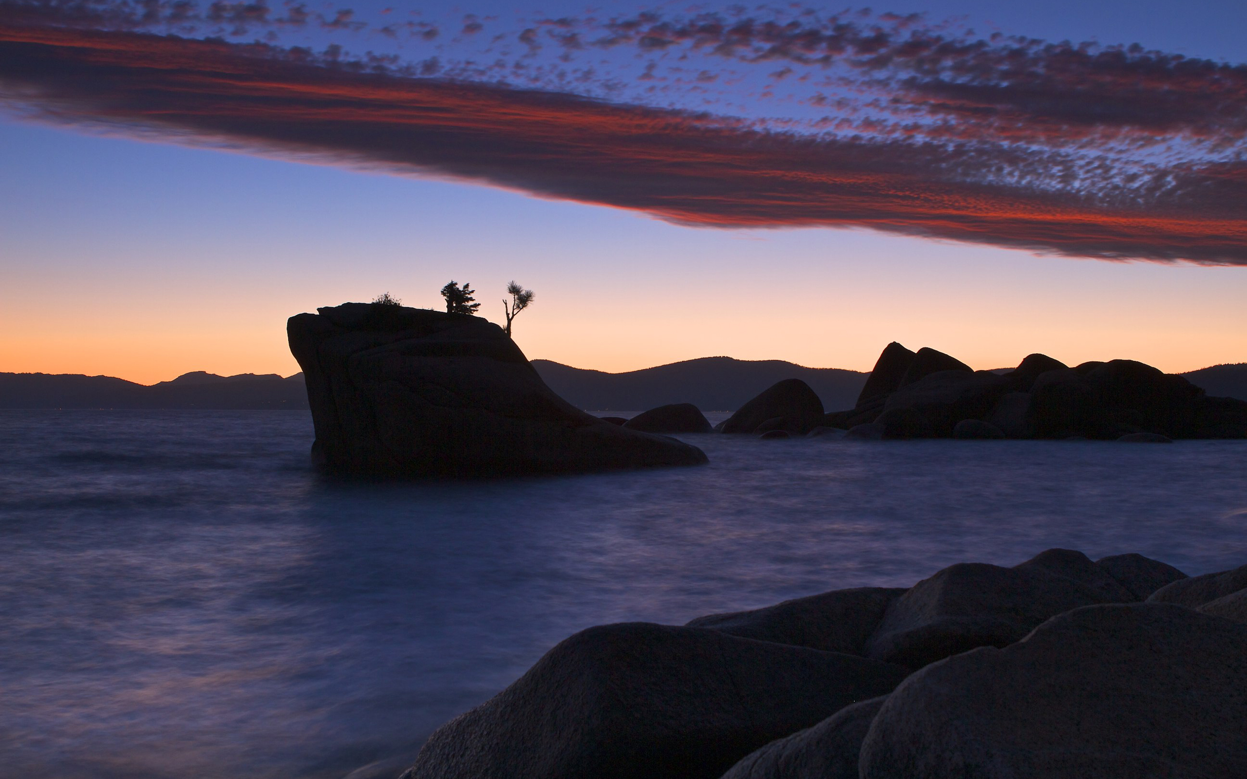 Descarga gratuita de fondo de pantalla para móvil de Atardecer, Tierra/naturaleza, Paisaje Marino.