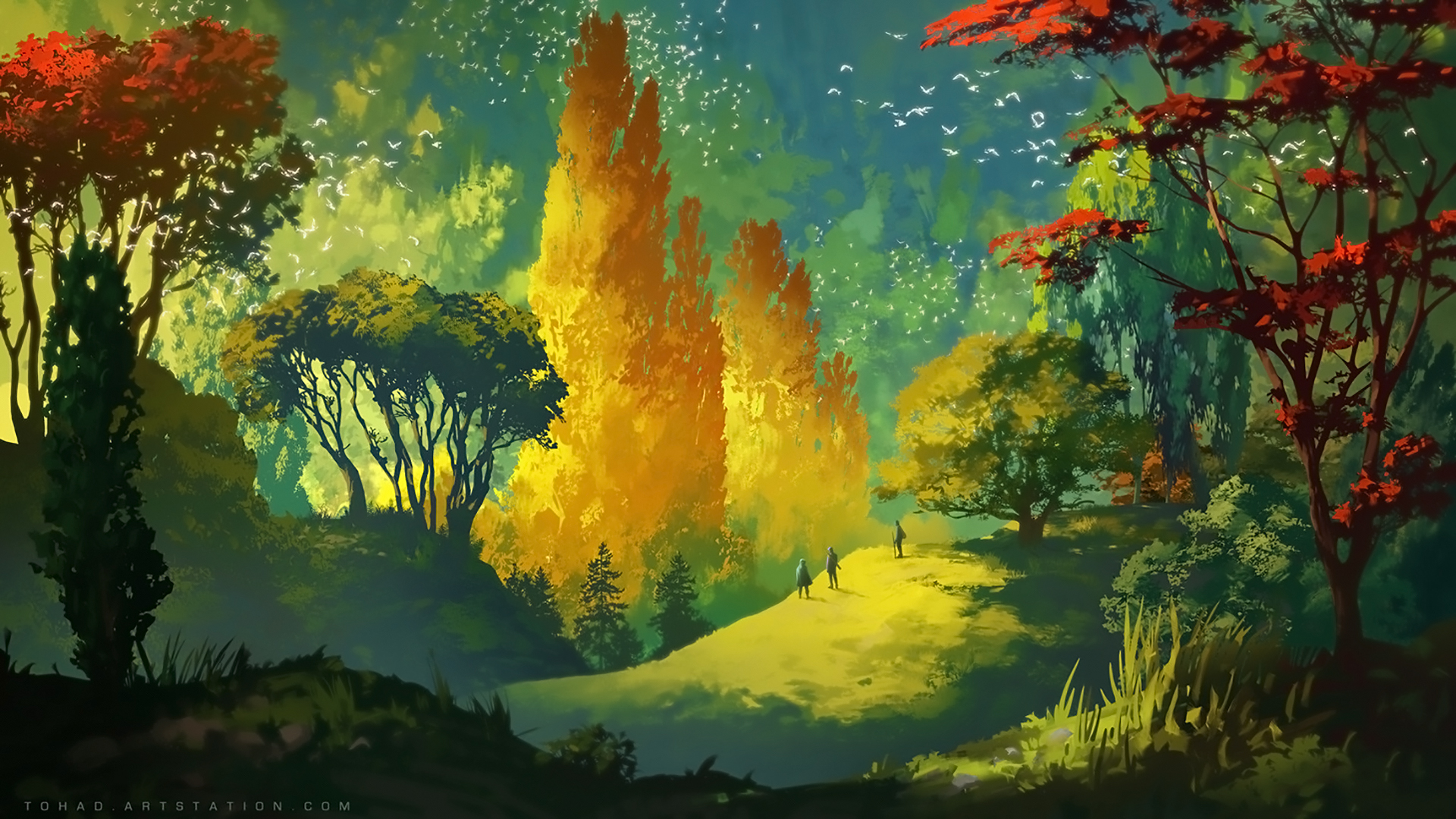 Free download wallpaper Landscape, Fantasy on your PC desktop