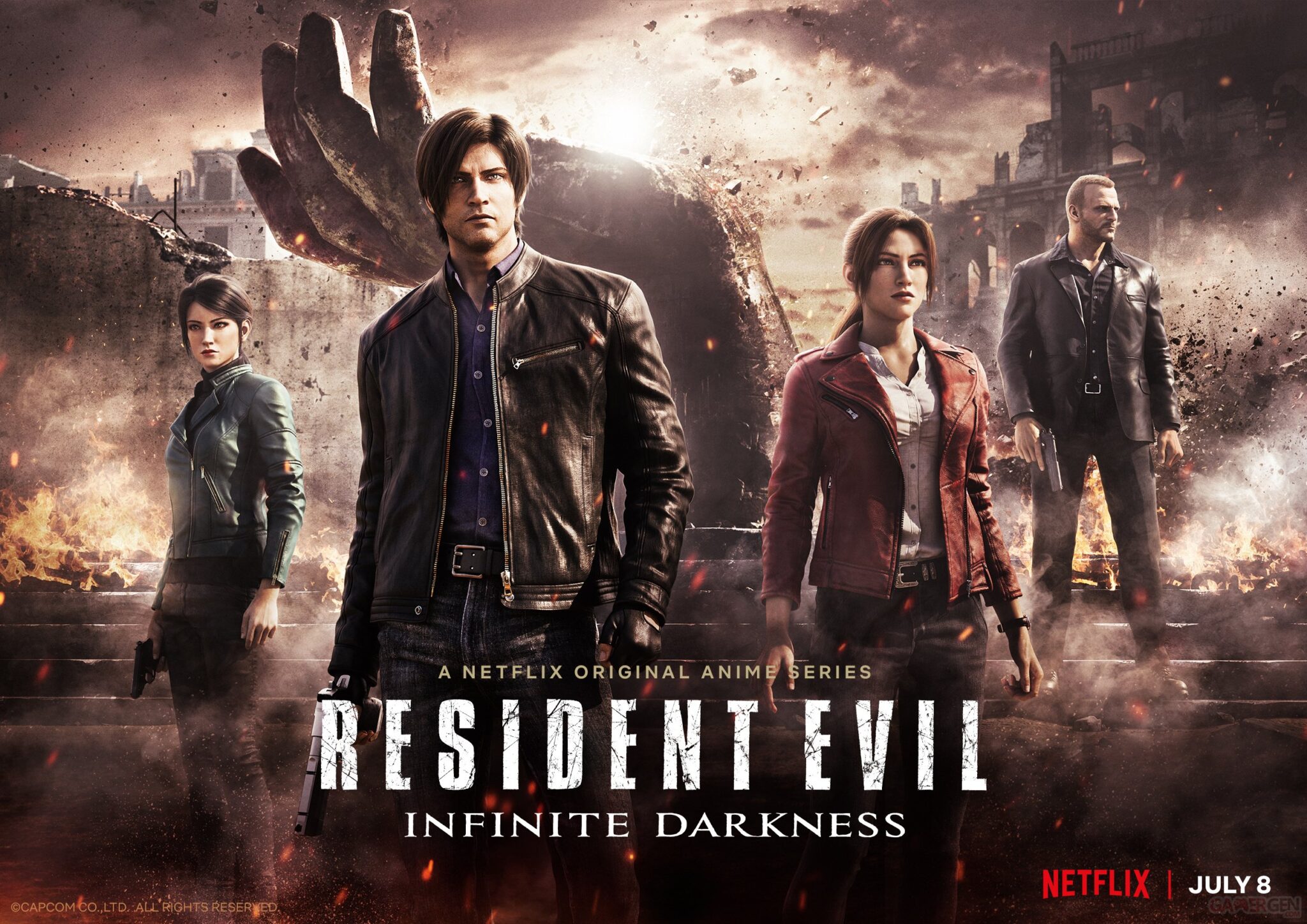 Descarga gratis la imagen Series De Televisión, Residente Demoníaco, Resident Evil: La Oscuridad Infinita en el escritorio de tu PC