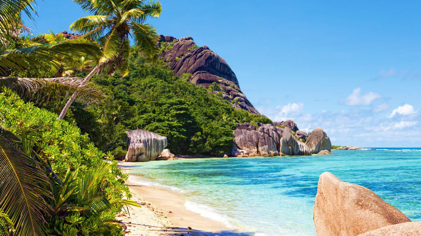 Die besten Insel Der Seychellen-Hintergründe für den Telefonbildschirm