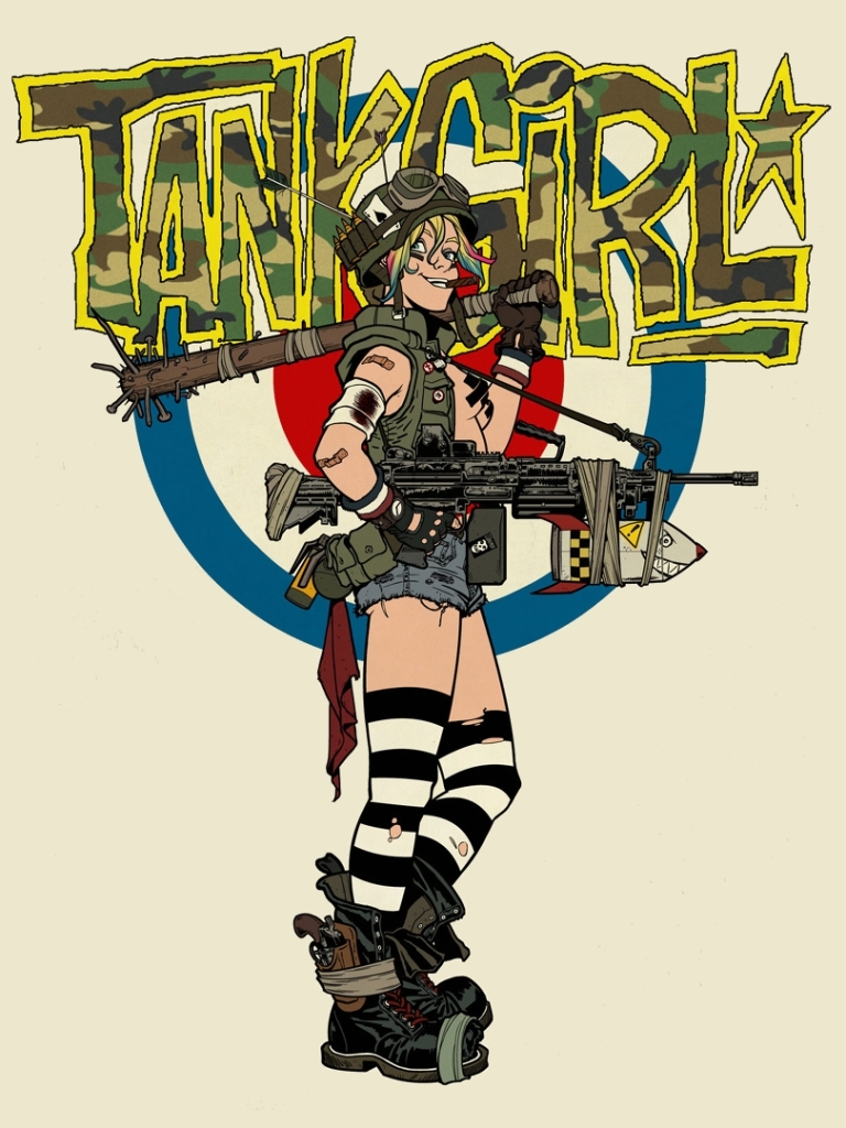 Handy-Wallpaper Comics, Tank Girl kostenlos herunterladen.