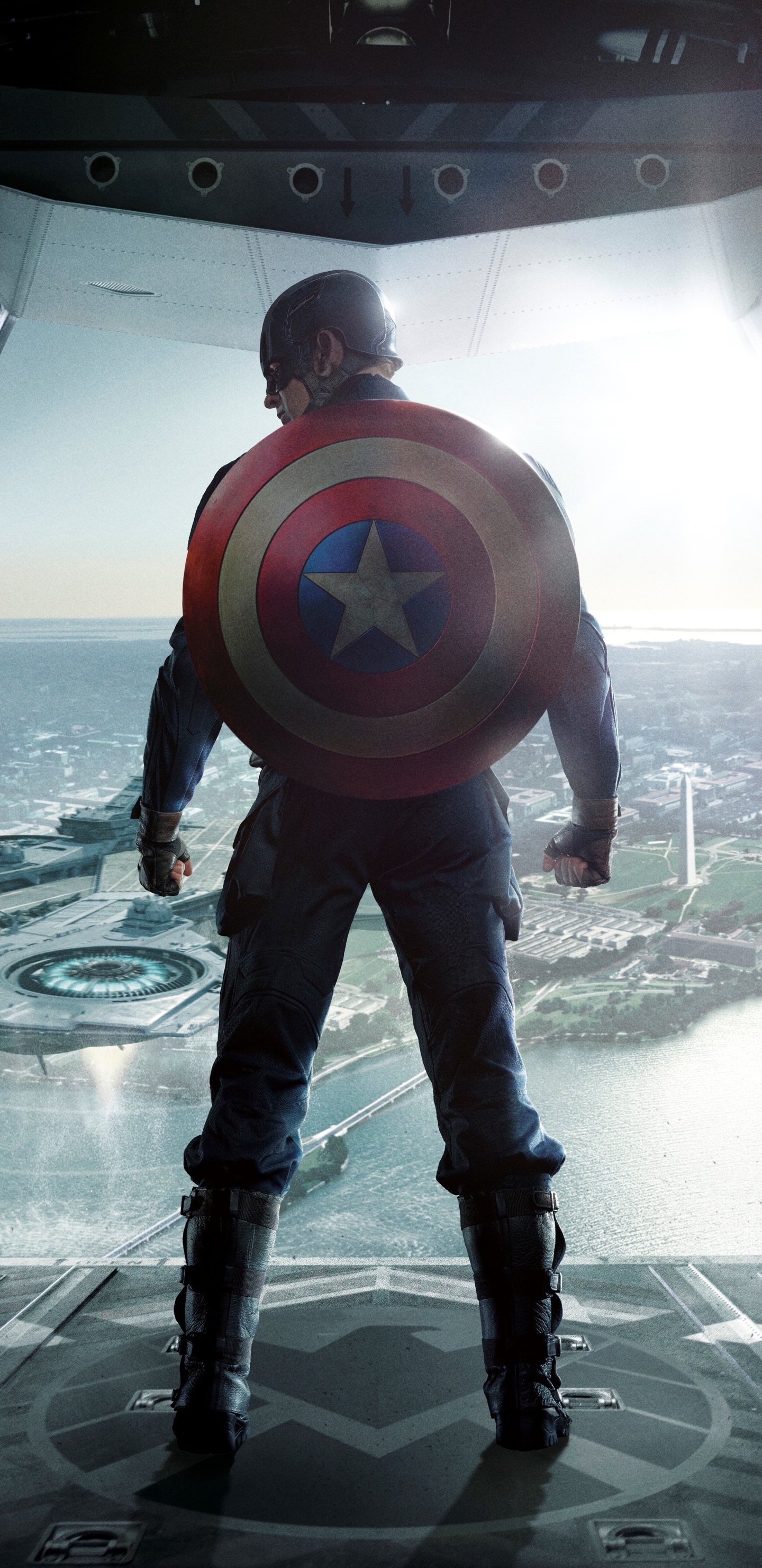 Téléchargez des papiers peints mobile Captain America, Chris Evans, Film, Capitaine Amérique, Captain America Le Soldat De L'hiver gratuitement.