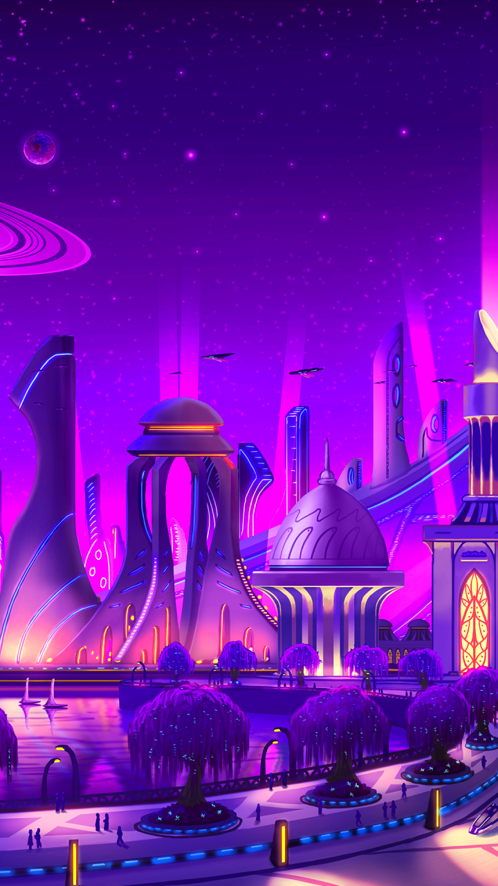 Download mobile wallpaper City, Sci Fi for free.