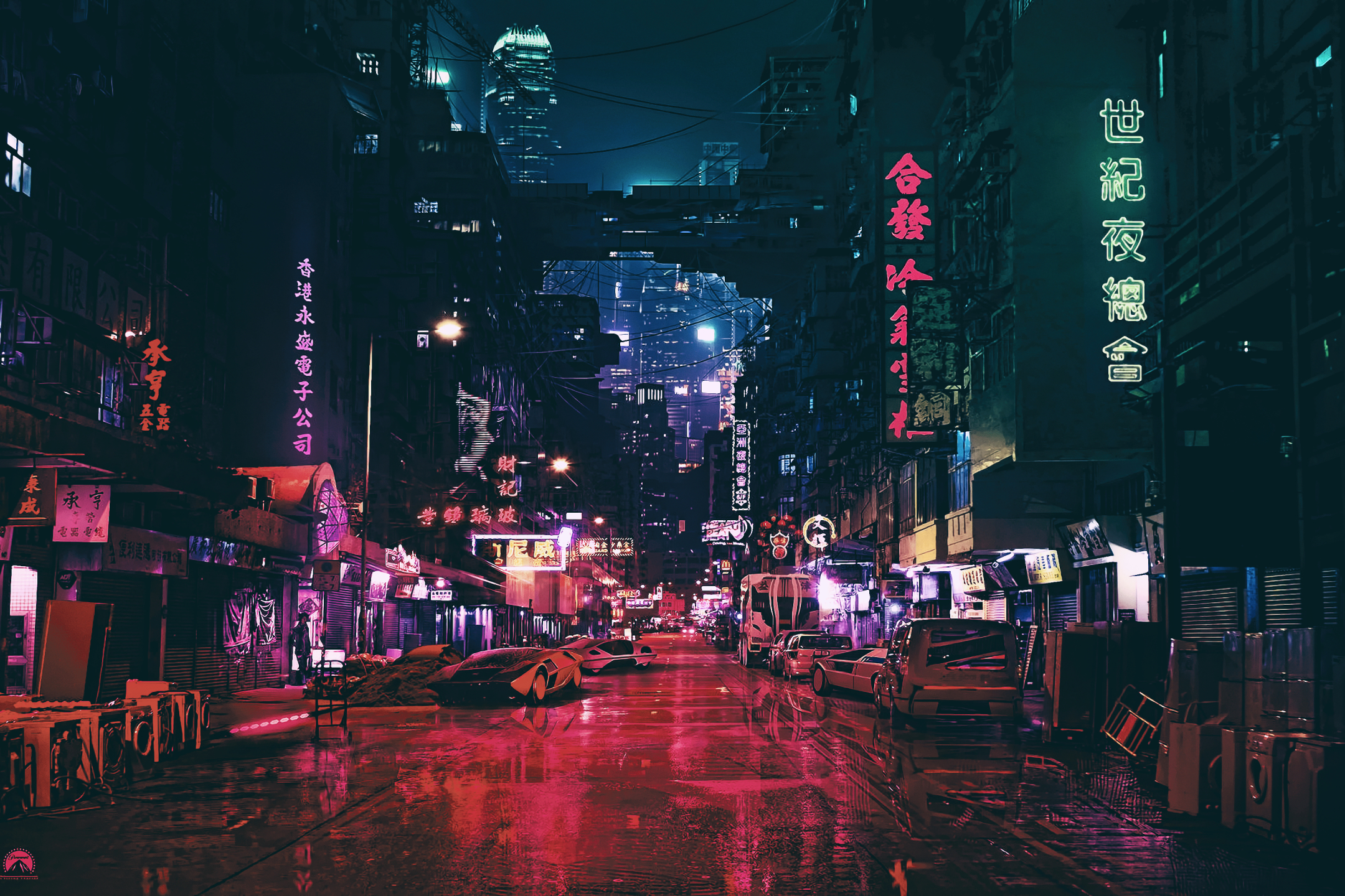 Free download wallpaper Anime, Night, Cyberpunk, Ghost In The Shell, Futuristic City, Ghost In The Shell (1995) on your PC desktop