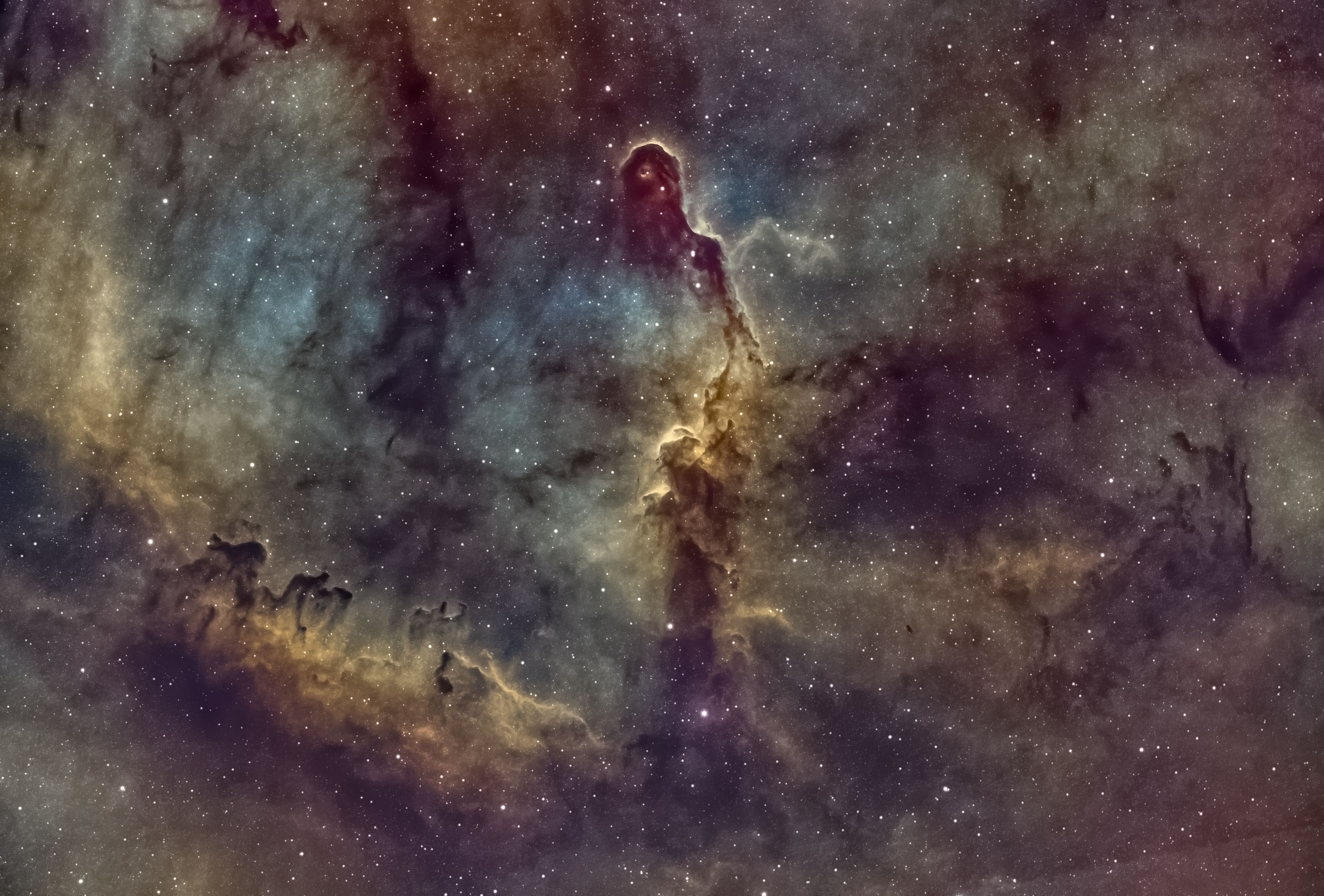 Download mobile wallpaper Stars, Nebula, Universe, Galaxy for free.