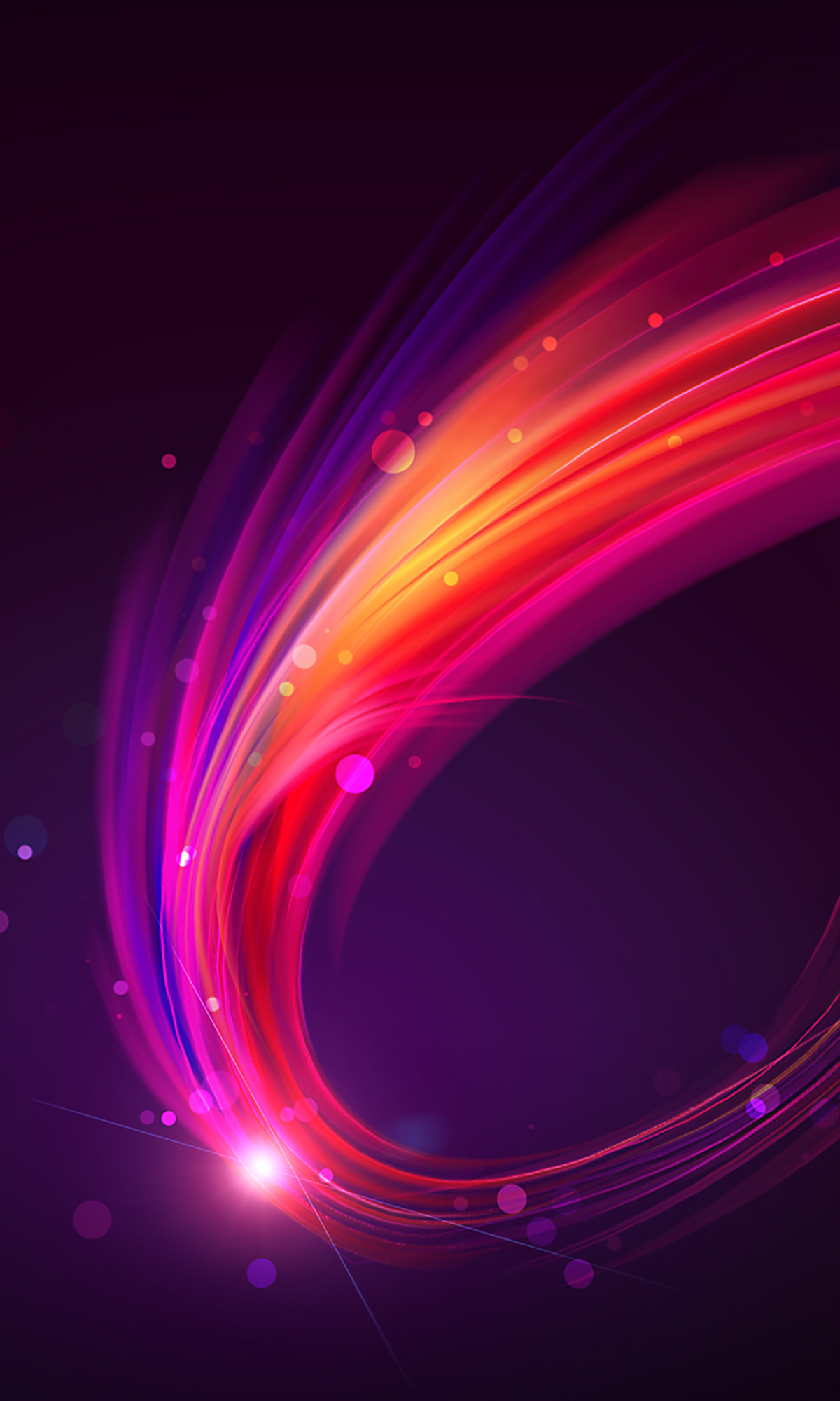 Download mobile wallpaper Abstract, Purple, Wave for free.