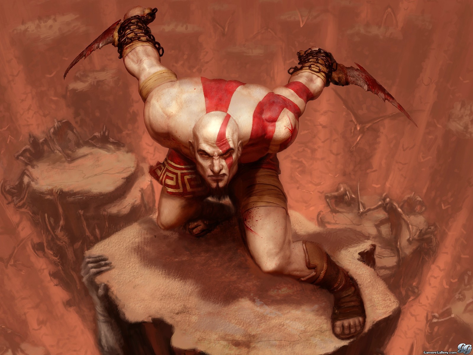 520991 télécharger le fond d'écran kratos (dieu de la guerre), god of war, jeux vidéo - économiseurs d'écran et images gratuitement