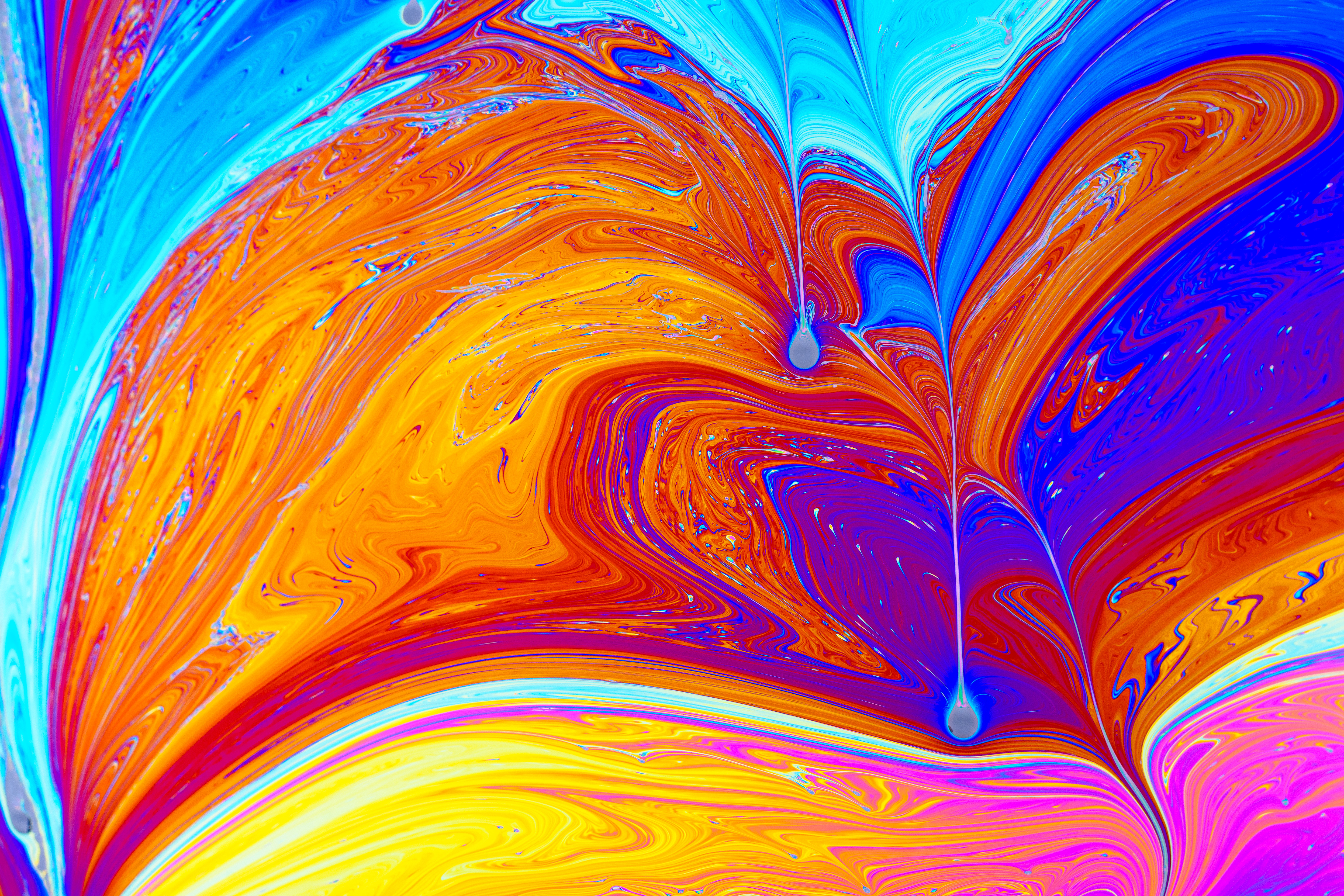 Download mobile wallpaper Divorces, Paint, Abstract, Liquid for free.