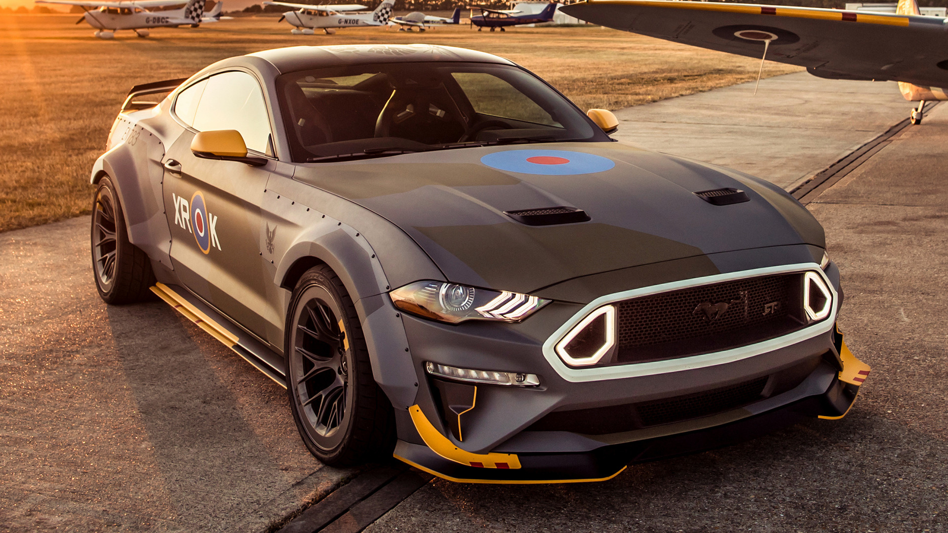 Download mobile wallpaper Ford, Car, Muscle Car, Vehicles, Ford Eagle Squadron Mustang Gt for free.
