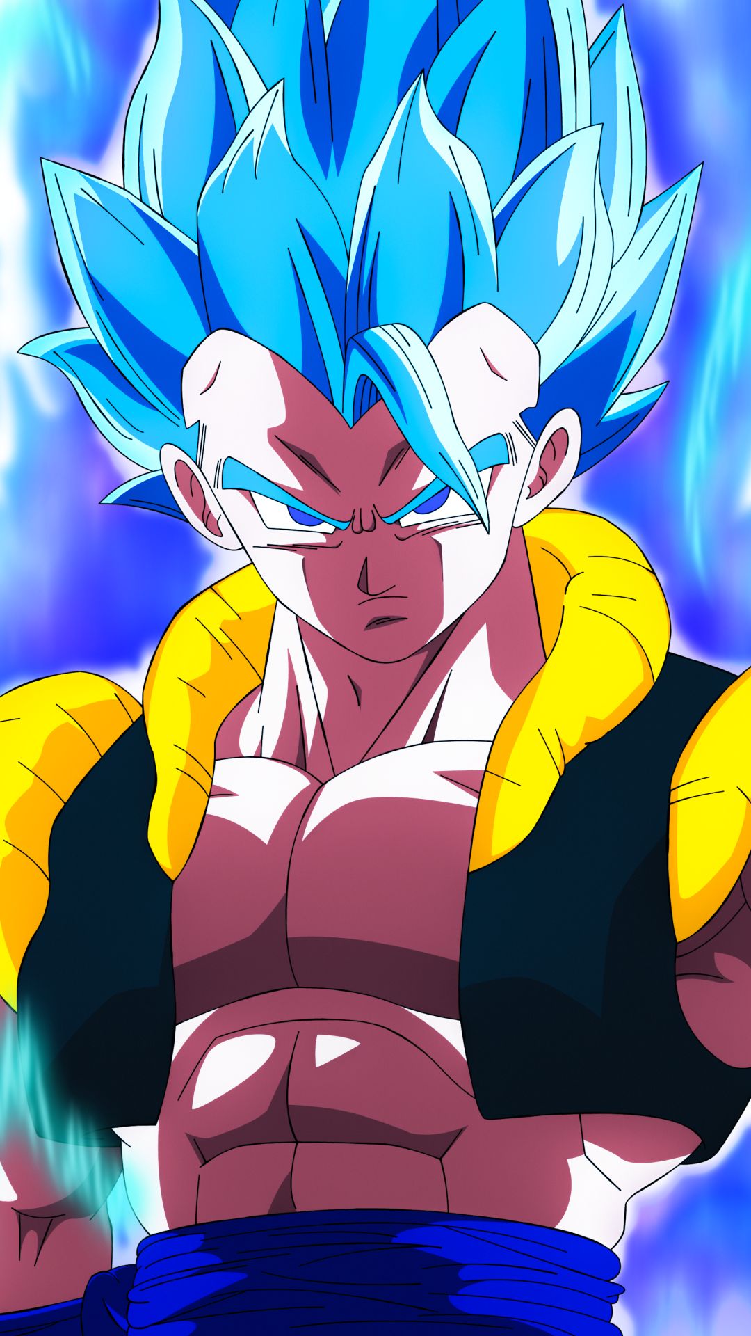 Download mobile wallpaper Anime, Gogeta (Dragon Ball), Super Saiyan Blue, Dragon Ball Super: Broly for free.