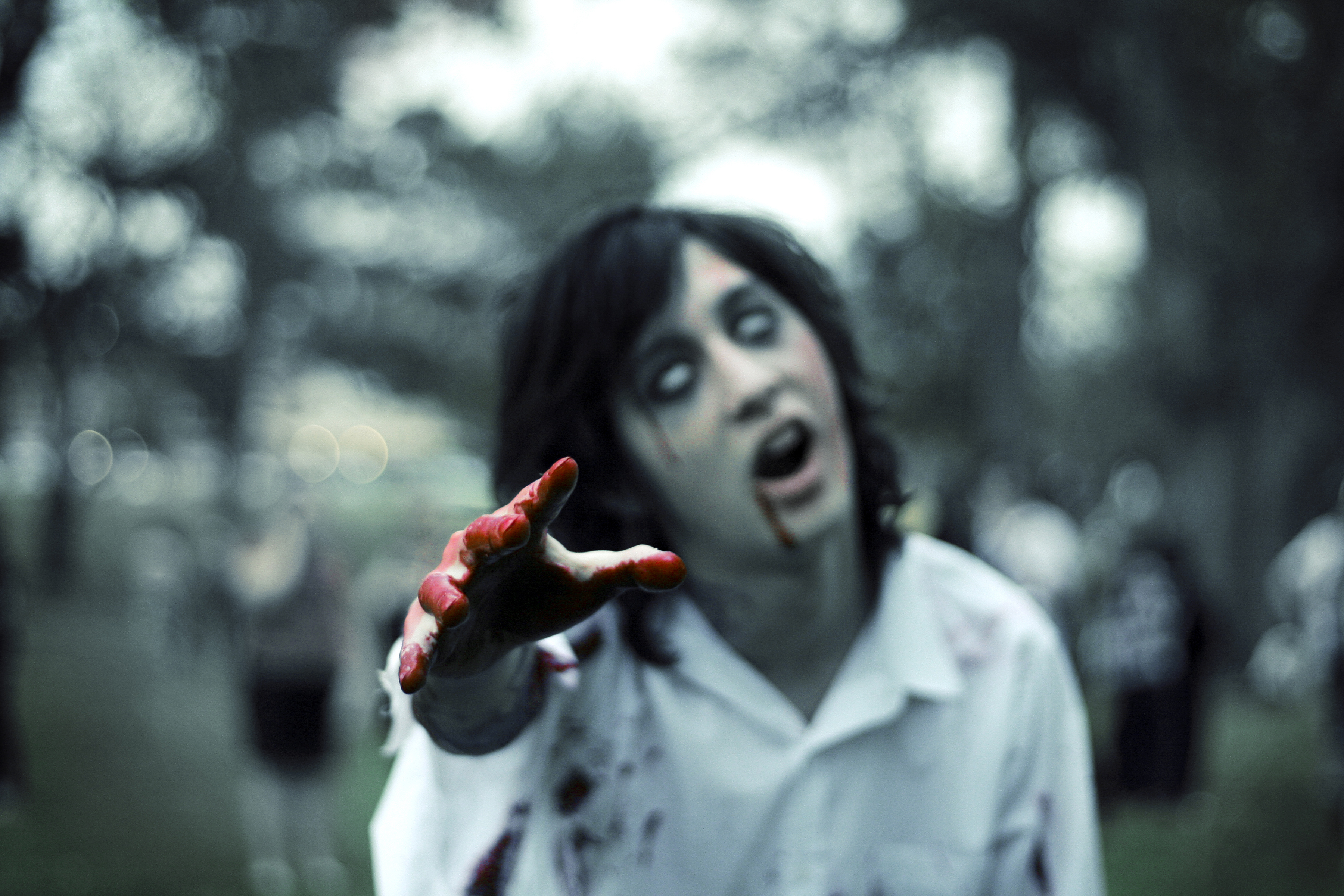 Download mobile wallpaper Dark, Zombie for free.