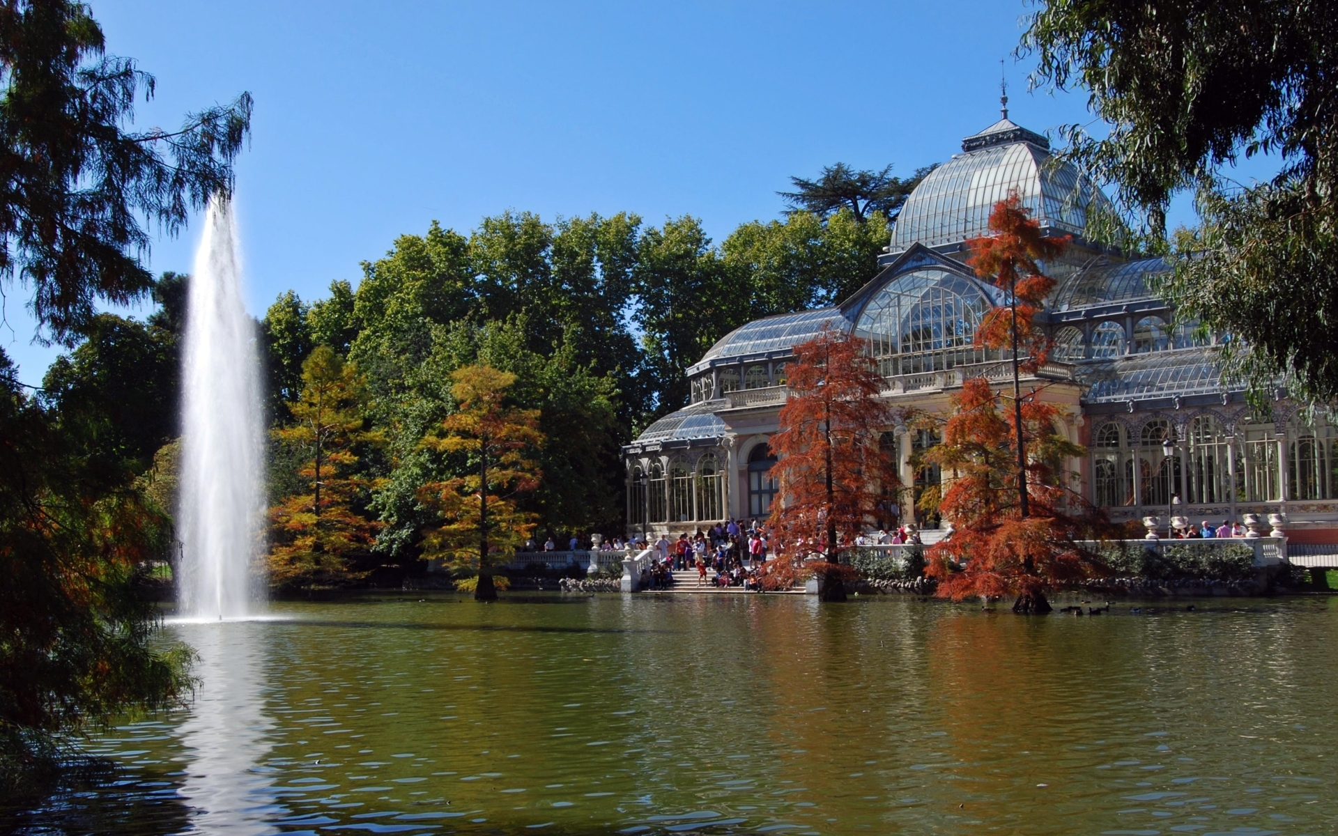 Free download wallpaper Man Made, Palacio De Cristal on your PC desktop