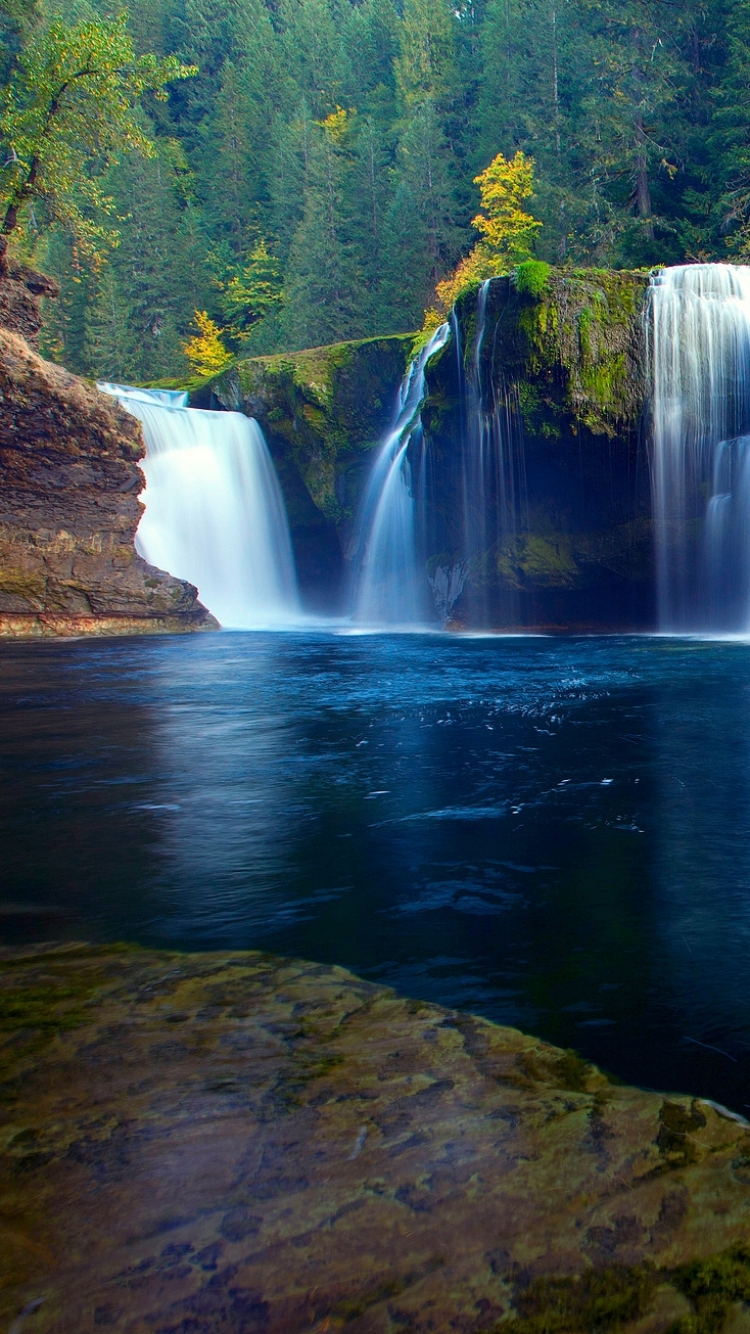 Handy-Wallpaper Natur, Wasserfälle, Wasserfall, Erde/natur kostenlos herunterladen.