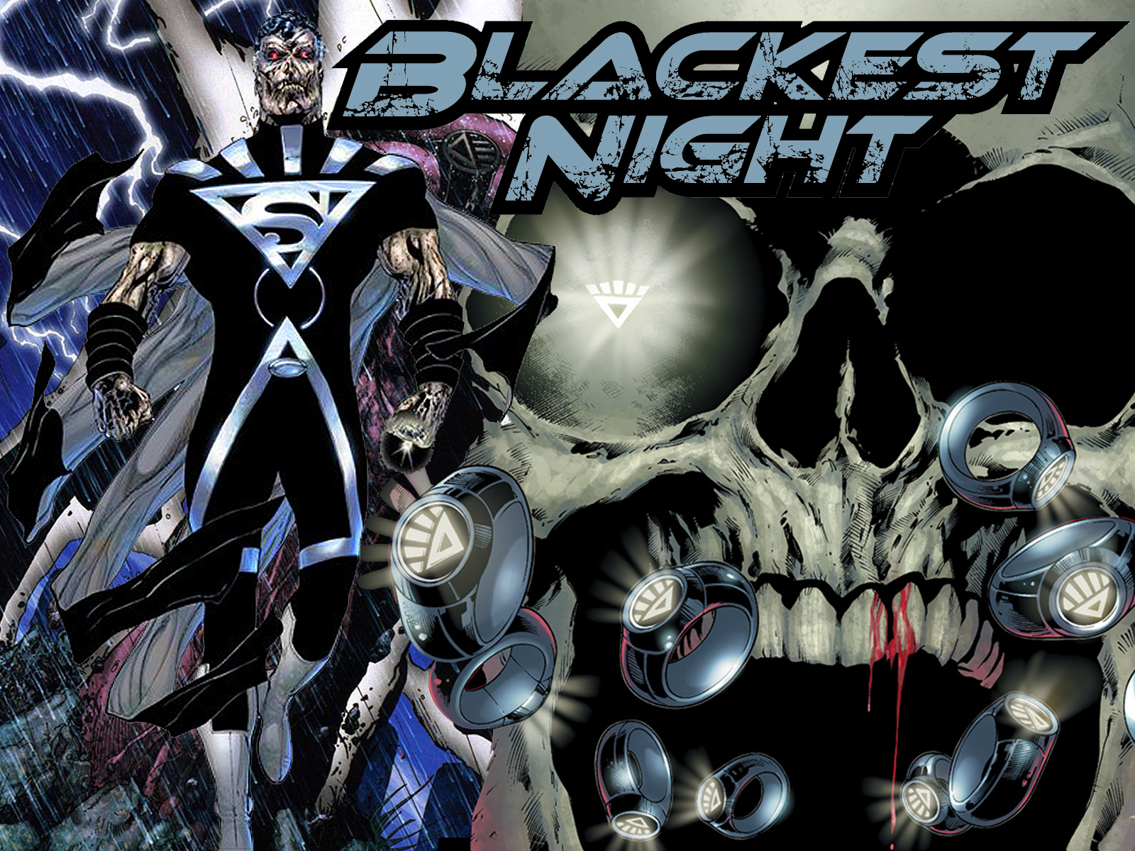 698883 скачать обои комиксы, самая черная ночь, супермен - заставки и картинки бесплатно
