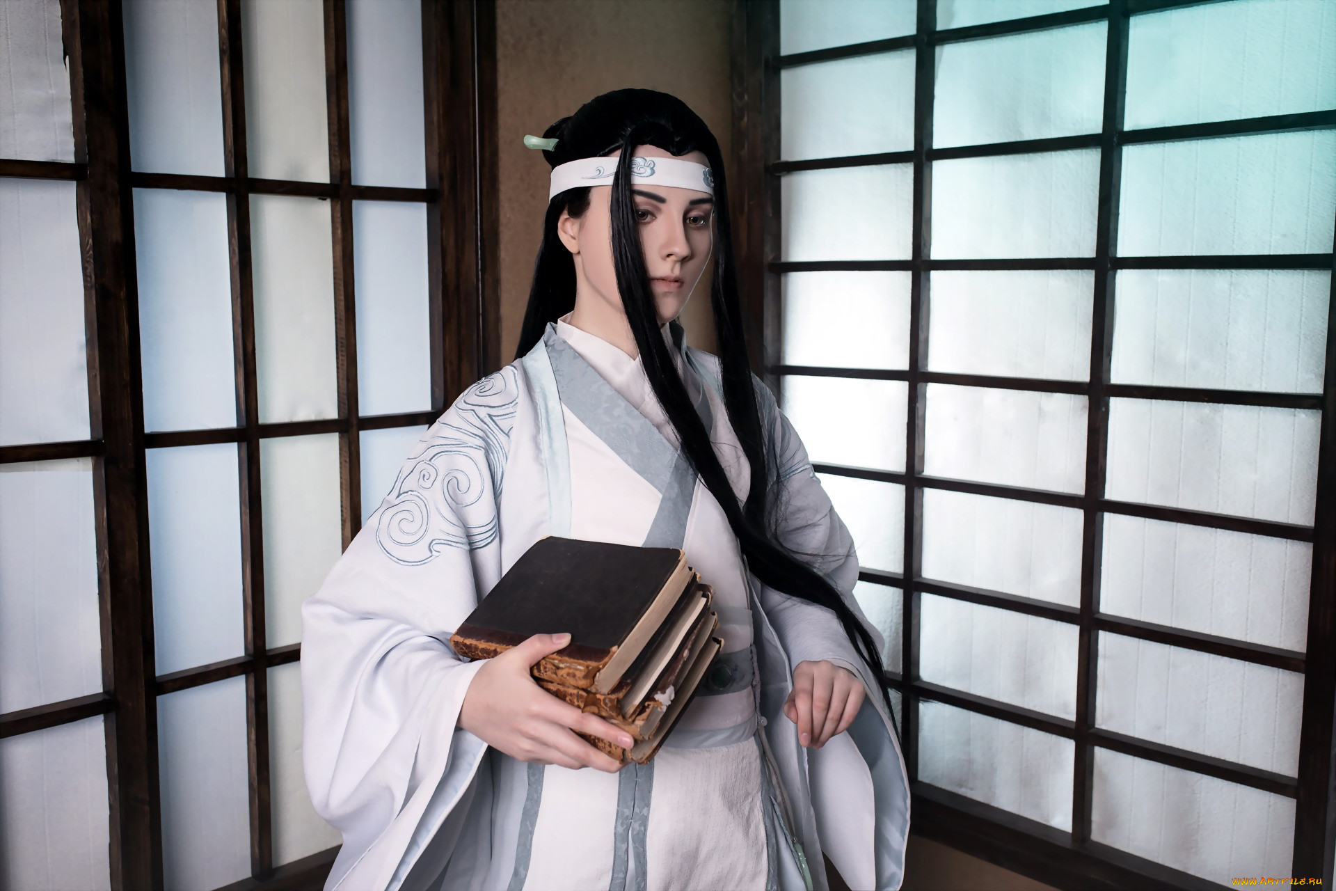 Handy-Wallpaper Frauen, Cosplay, Lanzhan, Lan Wangji kostenlos herunterladen.