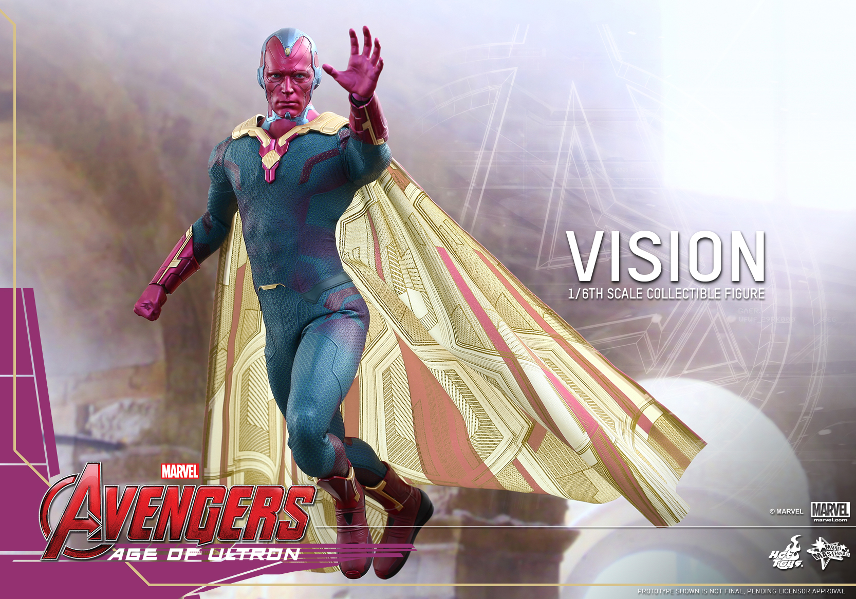 Download mobile wallpaper Avengers: Age Of Ultron, Vision (Marvel Comics), The Avengers, Movie for free.
