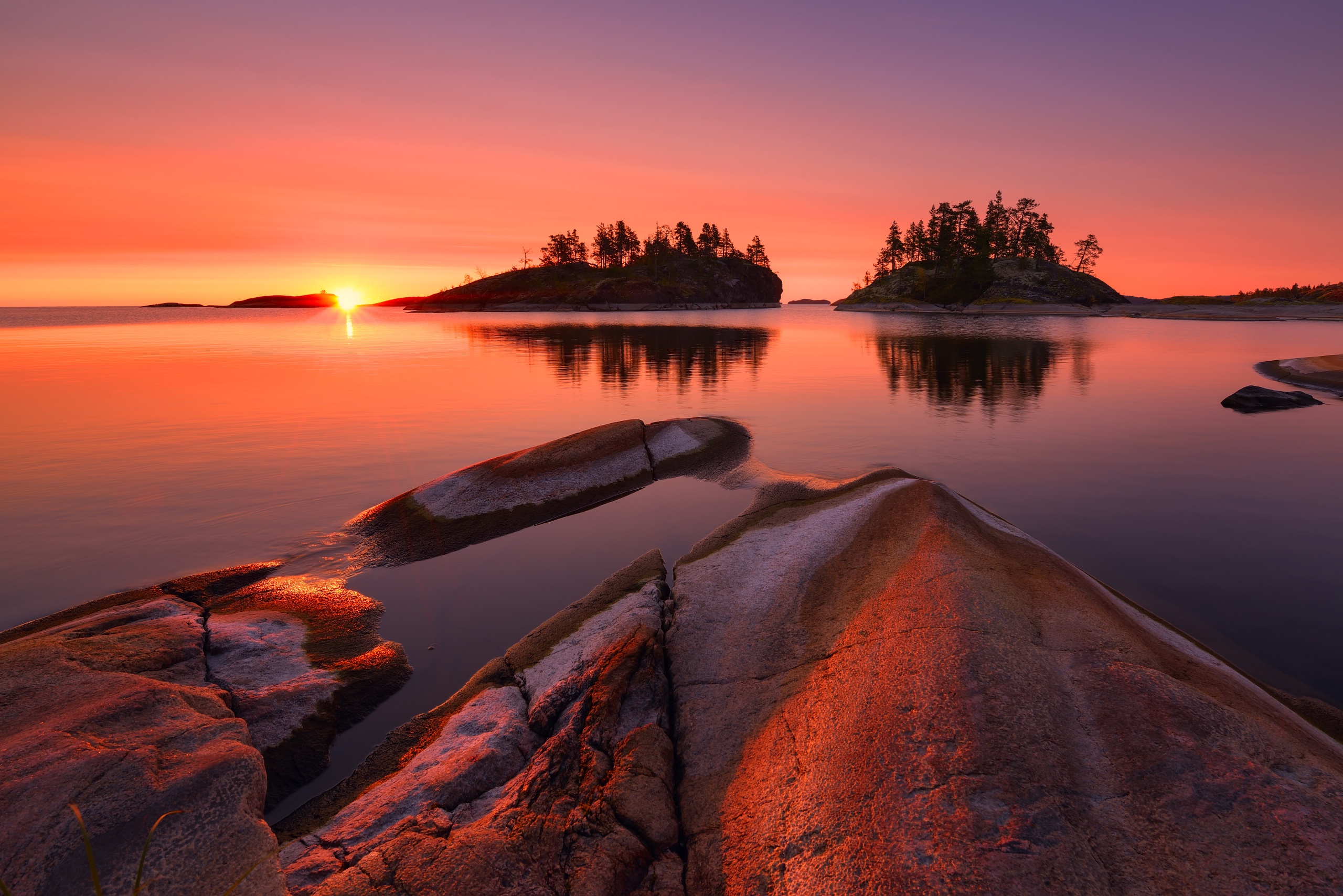 Free download wallpaper Nature, Sunrise, Earth, Island on your PC desktop