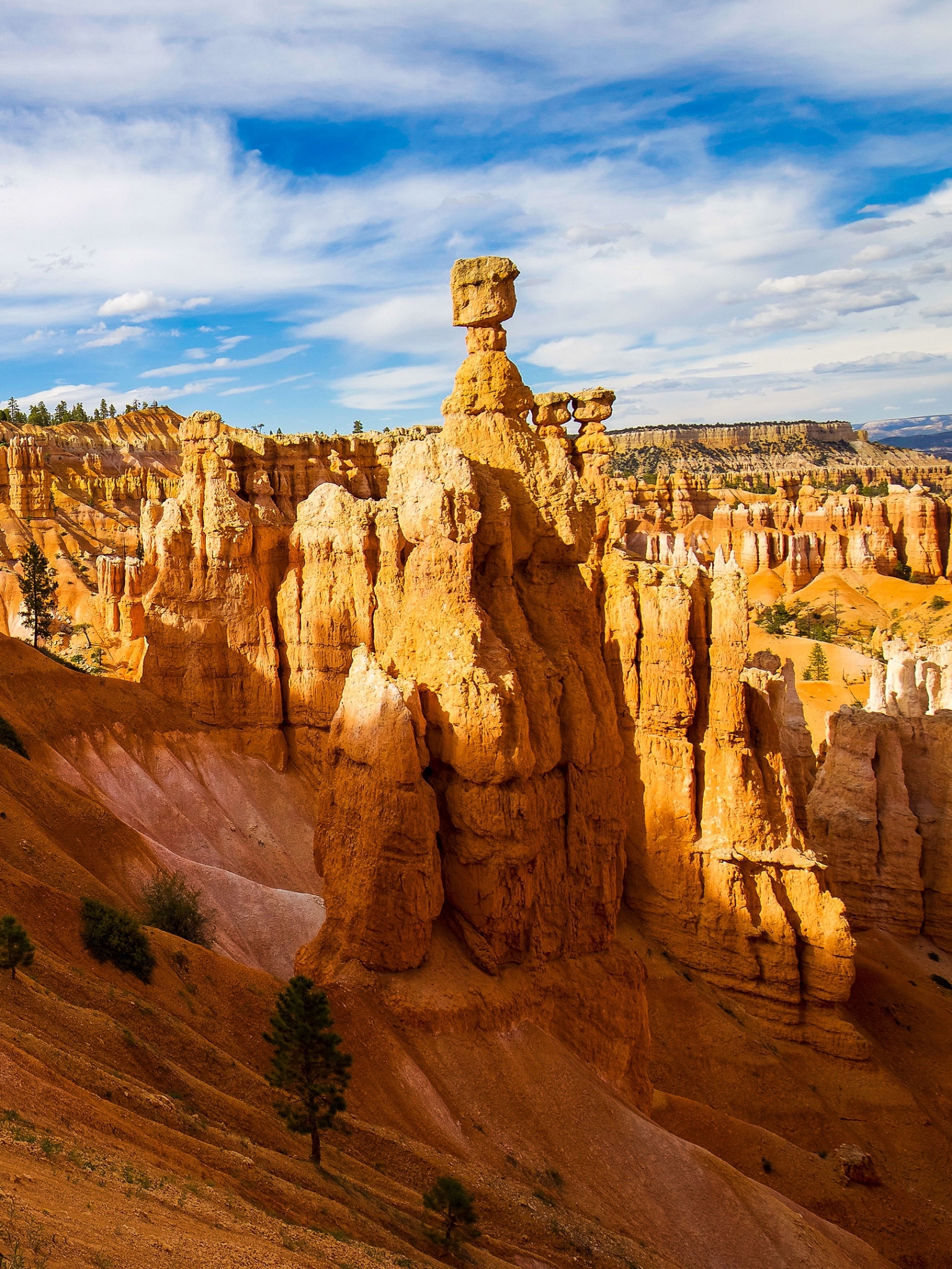 Free download wallpaper Canyon, Desert, Usa, Earth, National Park, Cloud, Bryce Canyon National Park on your PC desktop