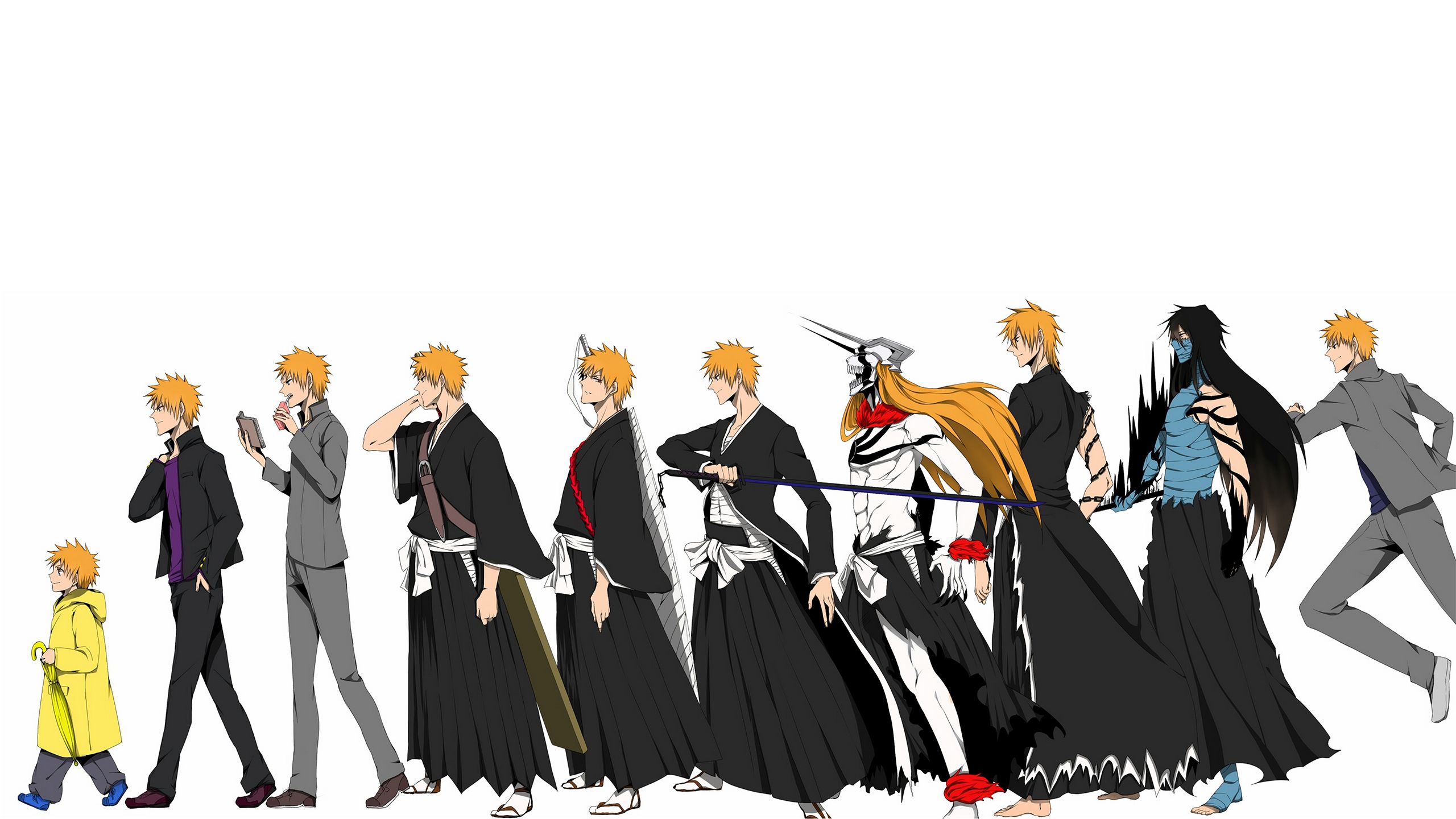 Handy-Wallpaper Bleach, Ichigo Kurosaki, Animes kostenlos herunterladen.