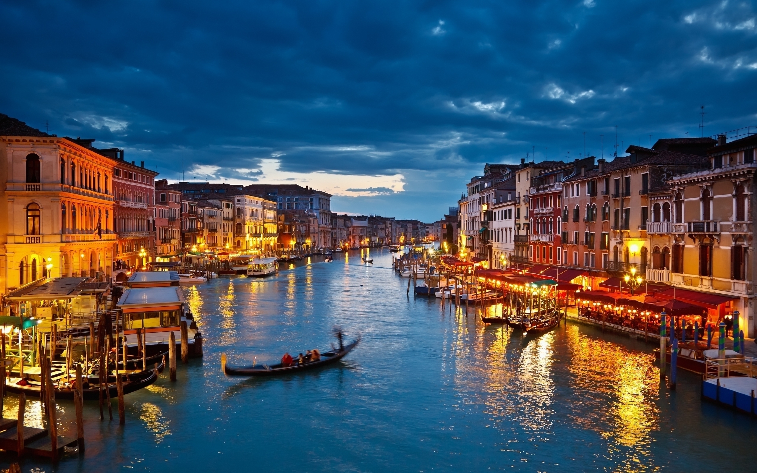 23565 descargar fondo de pantalla venecia, barcos, paisaje, ciudades, azul: protectores de pantalla e imágenes gratis