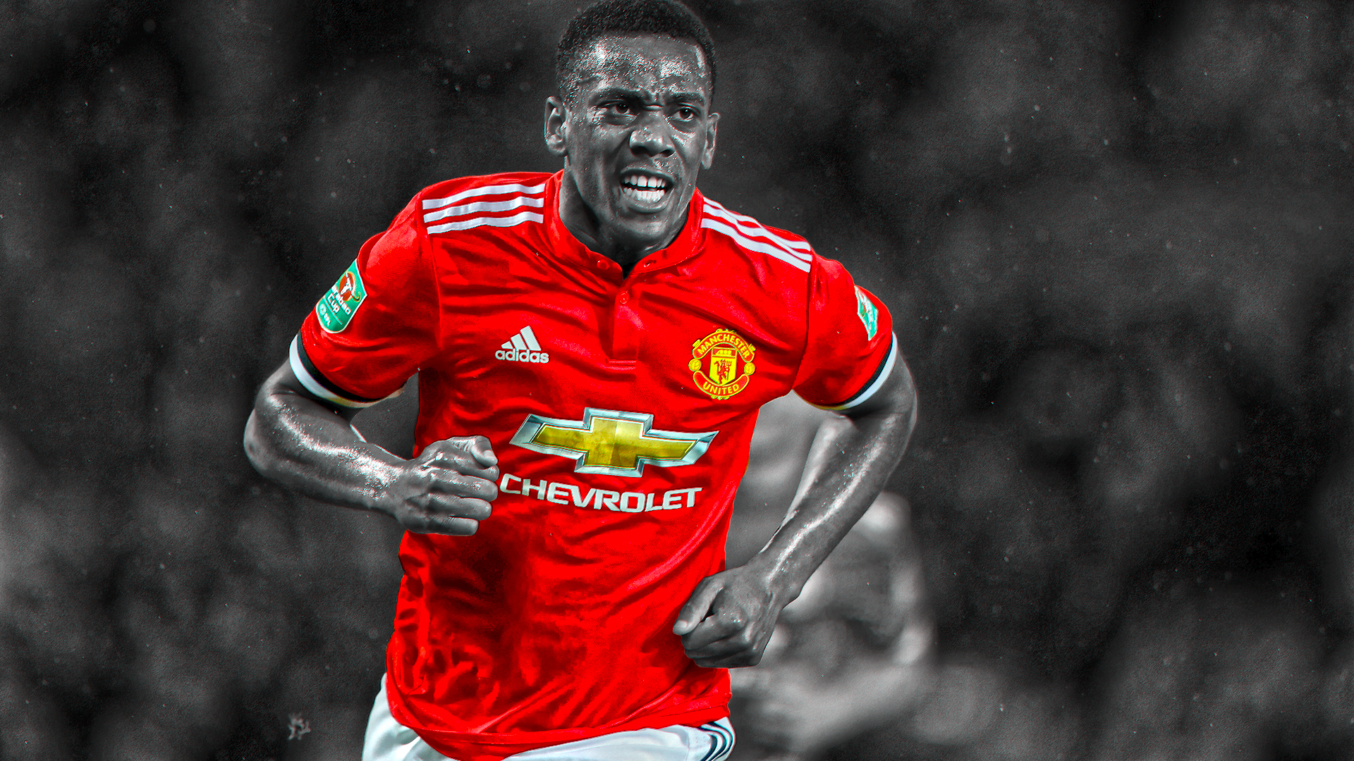 Download mobile wallpaper Sports, Soccer, Manchester United F C, Anthony Martial for free.