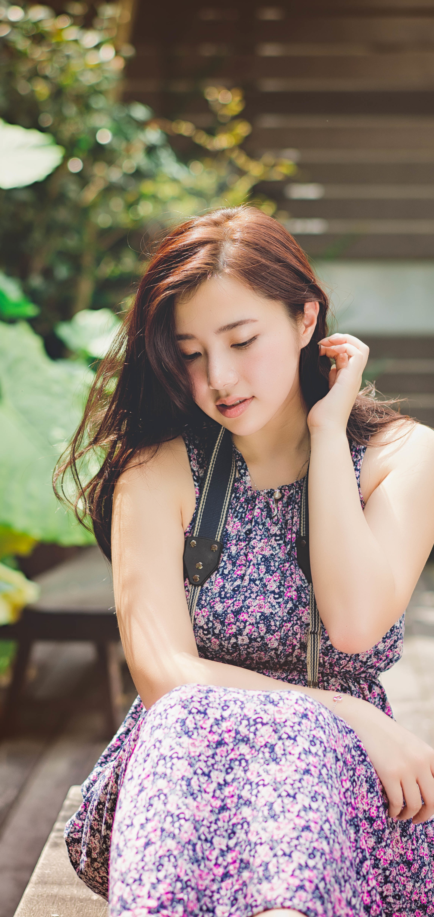 Download mobile wallpaper Dress, Model, Women, Asian, Taiwanese, Chén Sīyǐng for free.