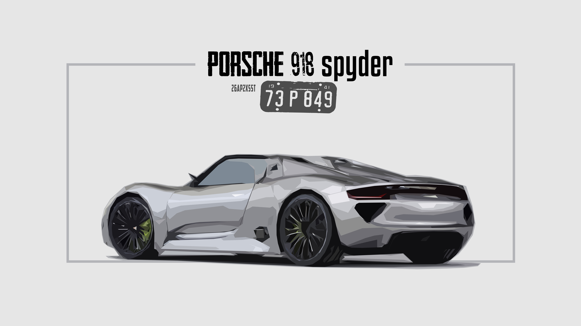 Téléchargez gratuitement l'image Porsche, Voiture, Véhicules, Noir & Blanc, Porsche 918 Spyder sur le bureau de votre PC