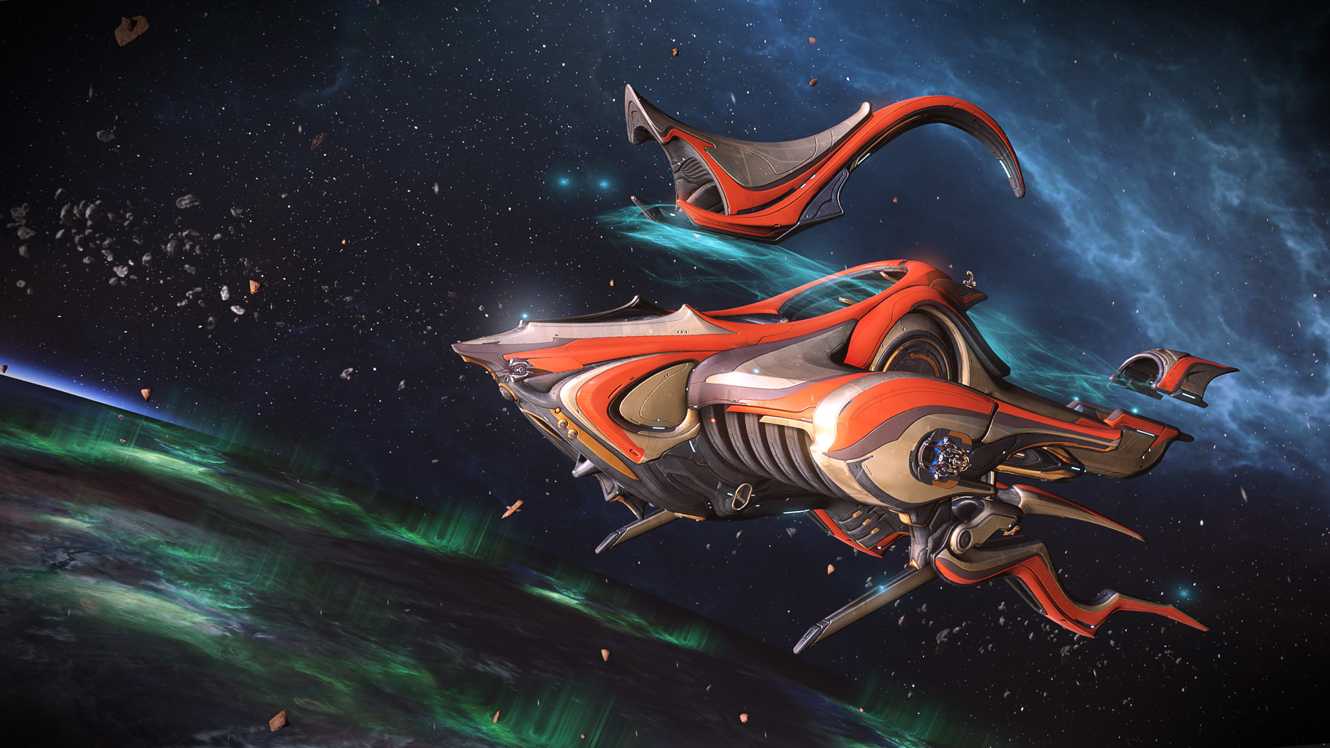 Free download wallpaper Spaceship, Video Game, Warframe on your PC desktop