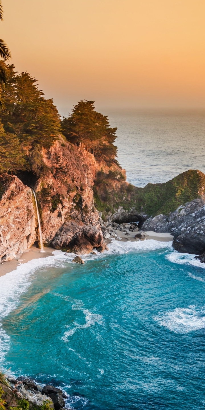 Download mobile wallpaper Beach, Earth, Coastline, Big Sur for free.
