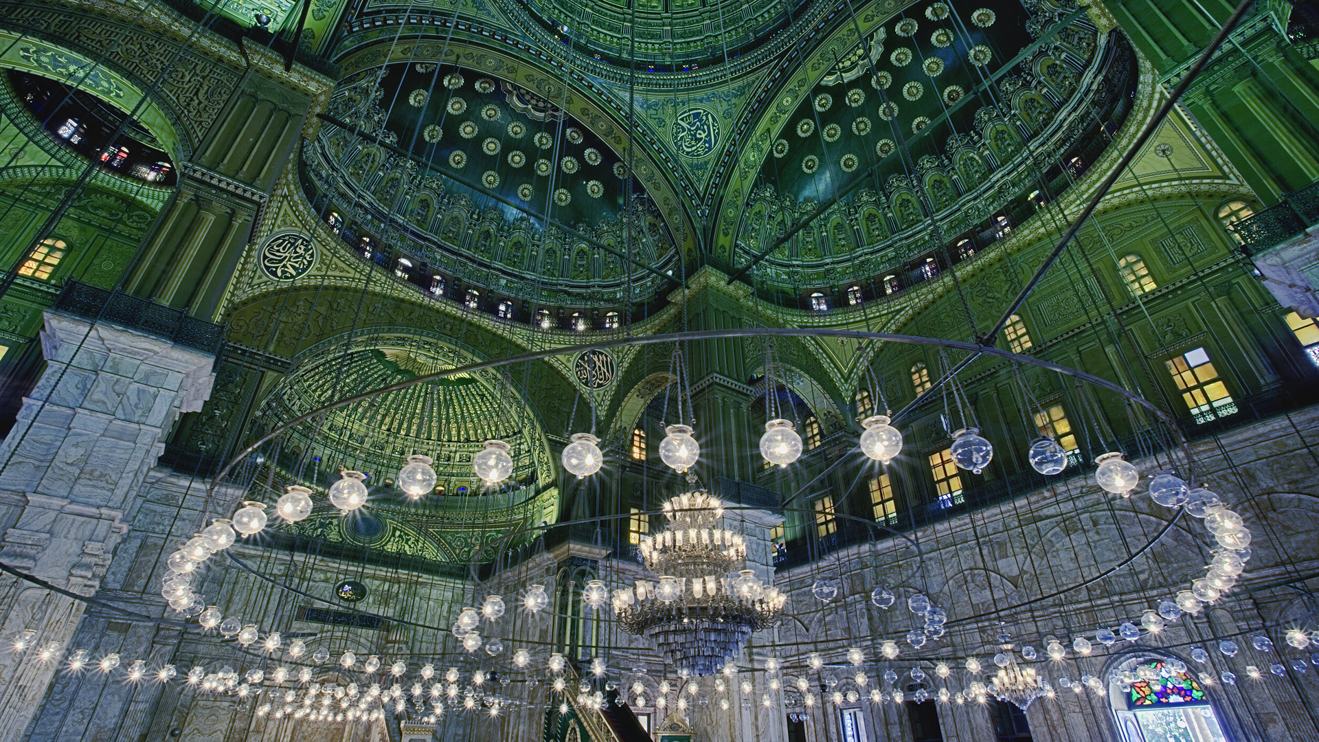 Laden Sie Moschee Von Muhammad Ali HD-Desktop-Hintergründe herunter