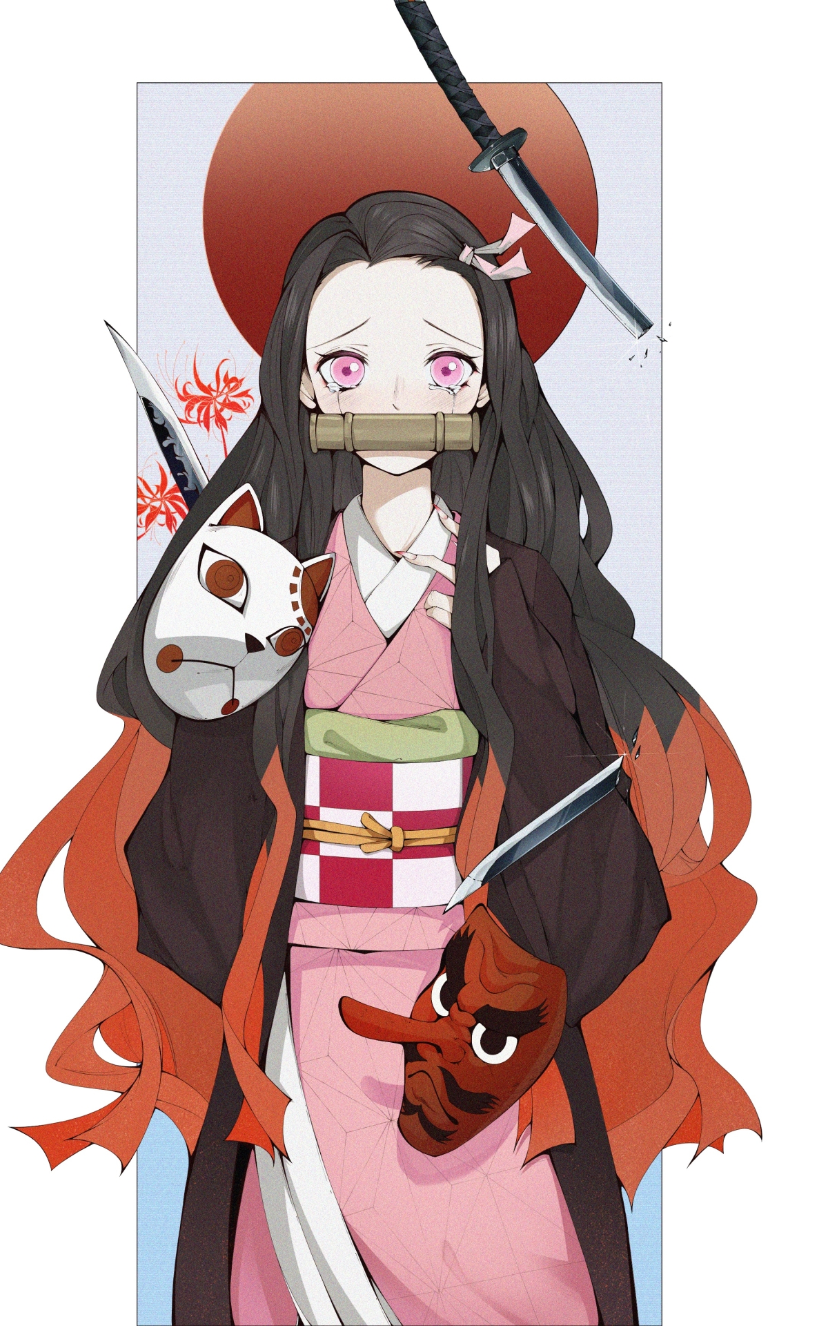 Descarga gratuita de fondo de pantalla para móvil de Animado, Nezuko Kamado, Demon Slayer: Kimetsu No Yaiba.