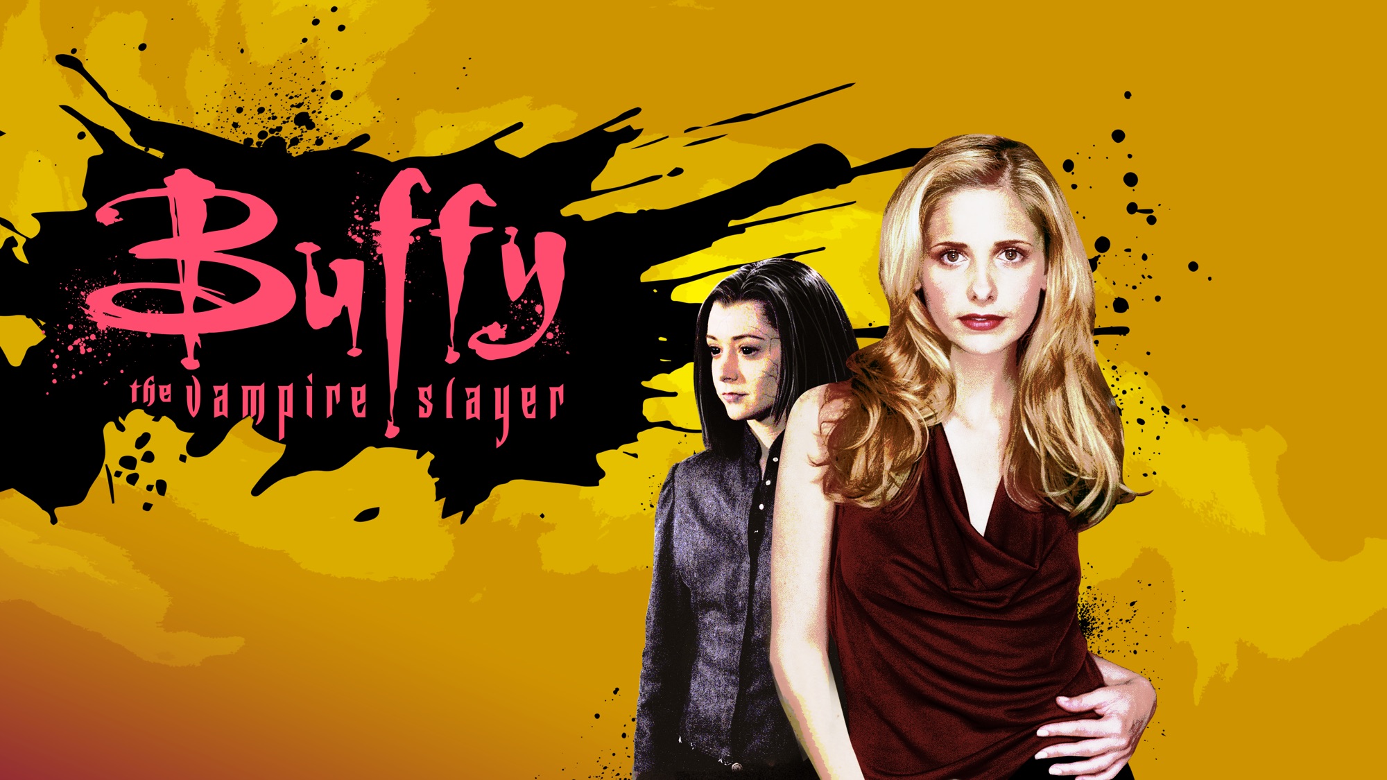 Handy-Wallpaper Fernsehserien, Sarah Michelle Gellar, Buffy Im Bann Der Dämonen kostenlos herunterladen.