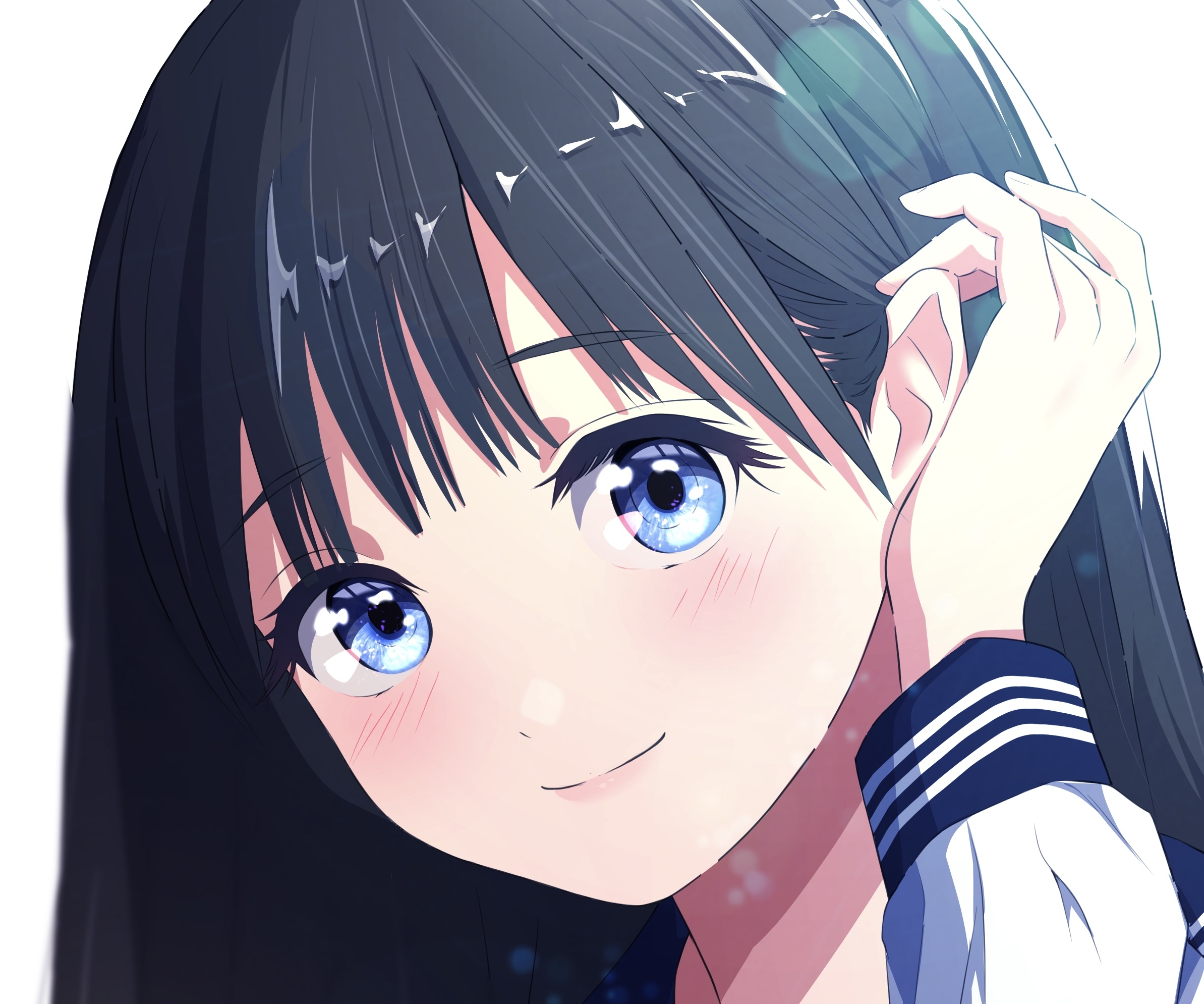 anime, akebi's sailor uniform, komichi akebi