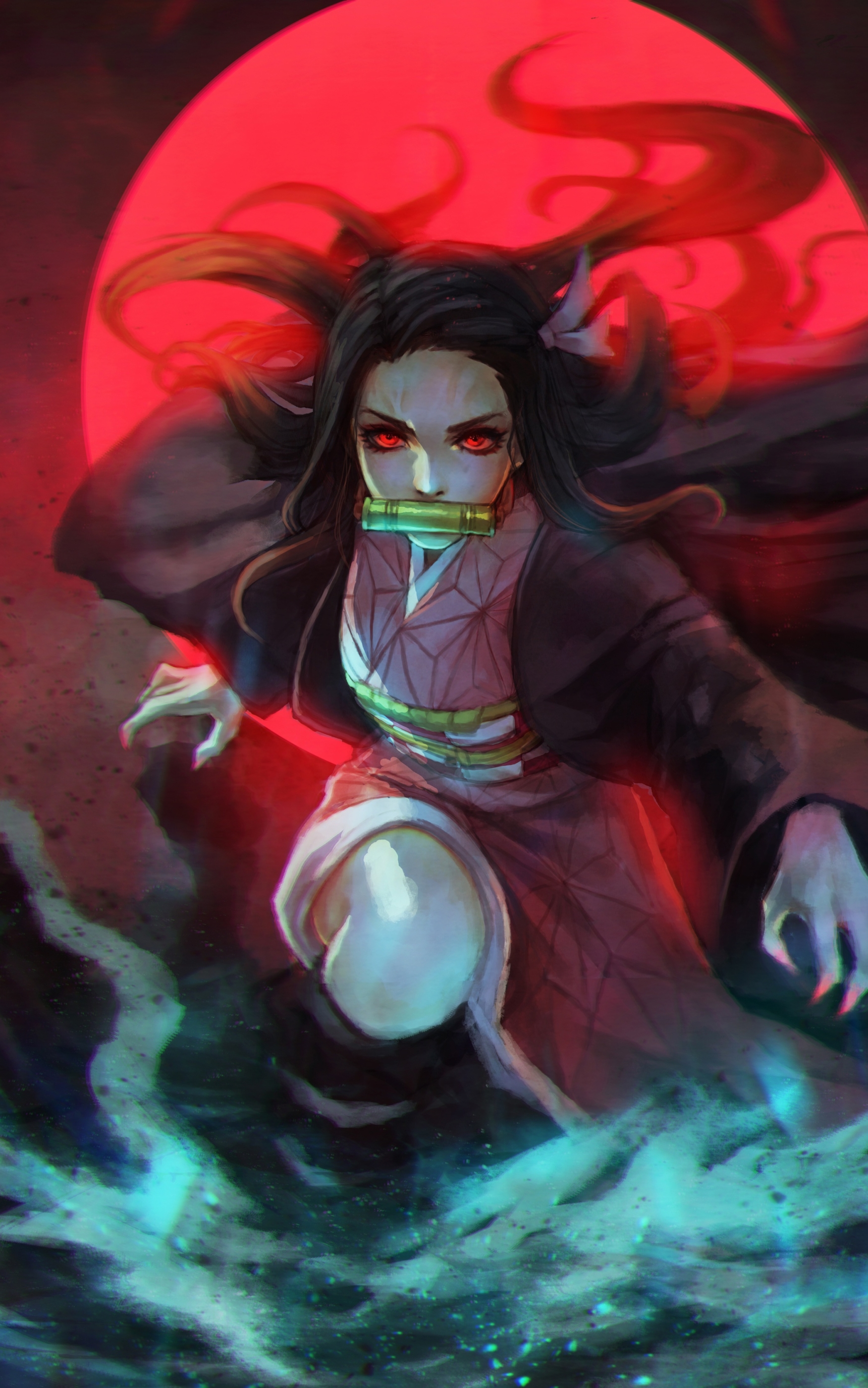 Descarga gratuita de fondo de pantalla para móvil de Animado, Nezuko Kamado, Demon Slayer: Kimetsu No Yaiba.