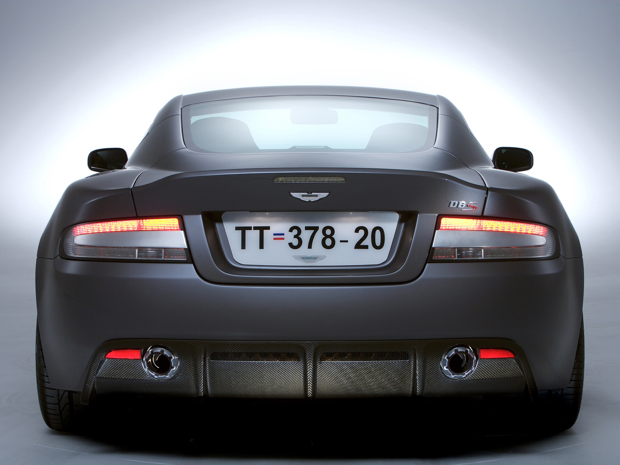 auto, aston martin, cars, grey, back view, rear view, style, dbs, 2006