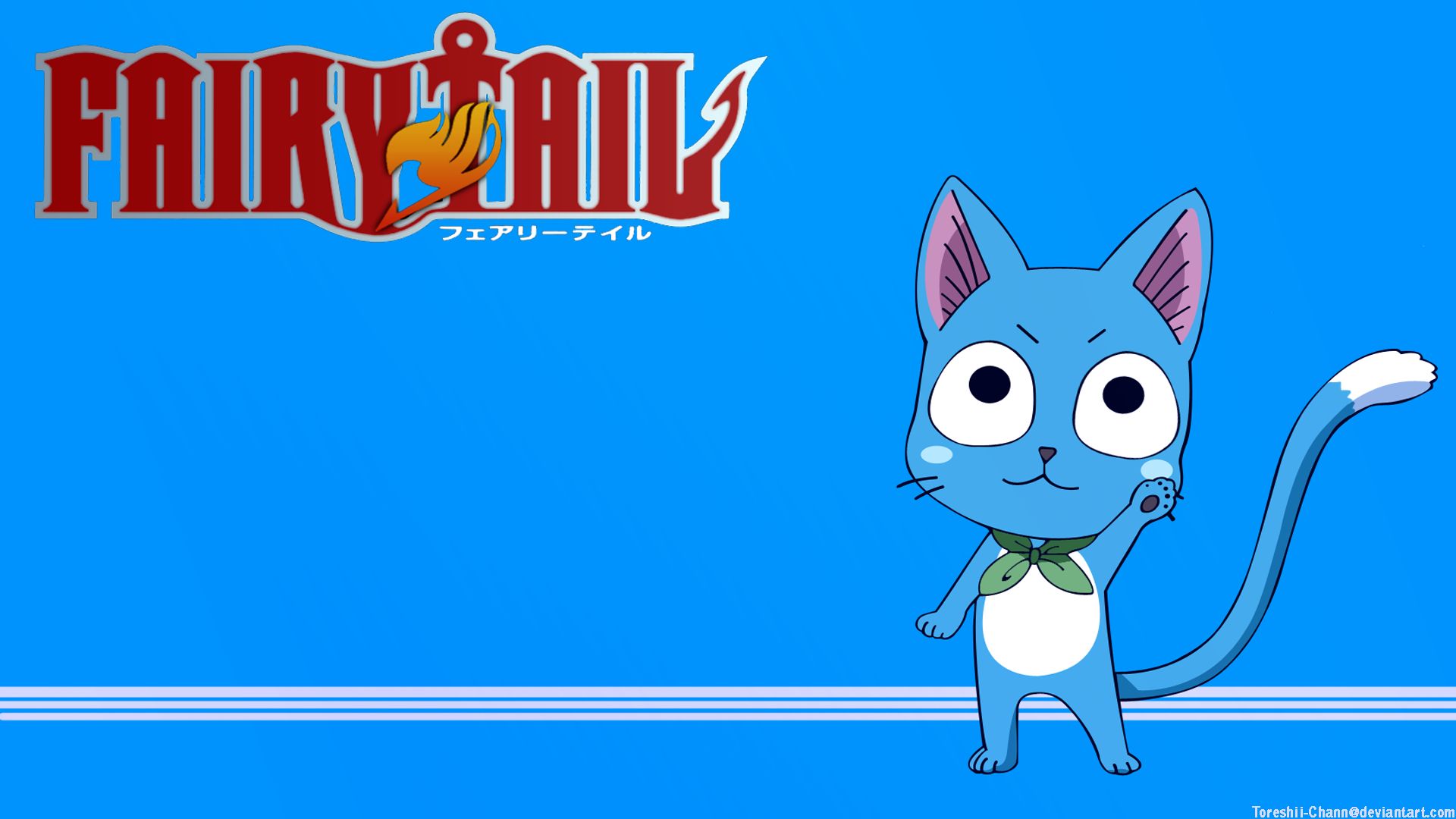 Baixar papel de parede para celular de Anime, Fairy Tail, Feliz (Fairy Tail) gratuito.