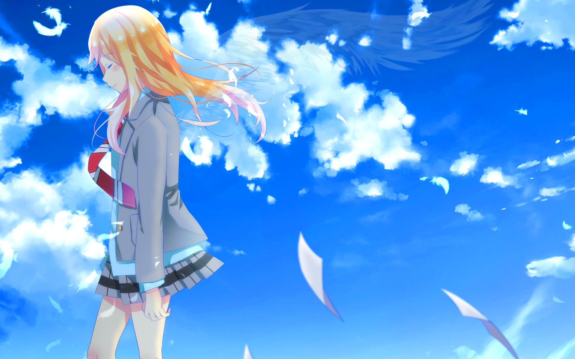 Free download wallpaper Anime, Kaori Miyazono, Your Lie In April on your PC desktop