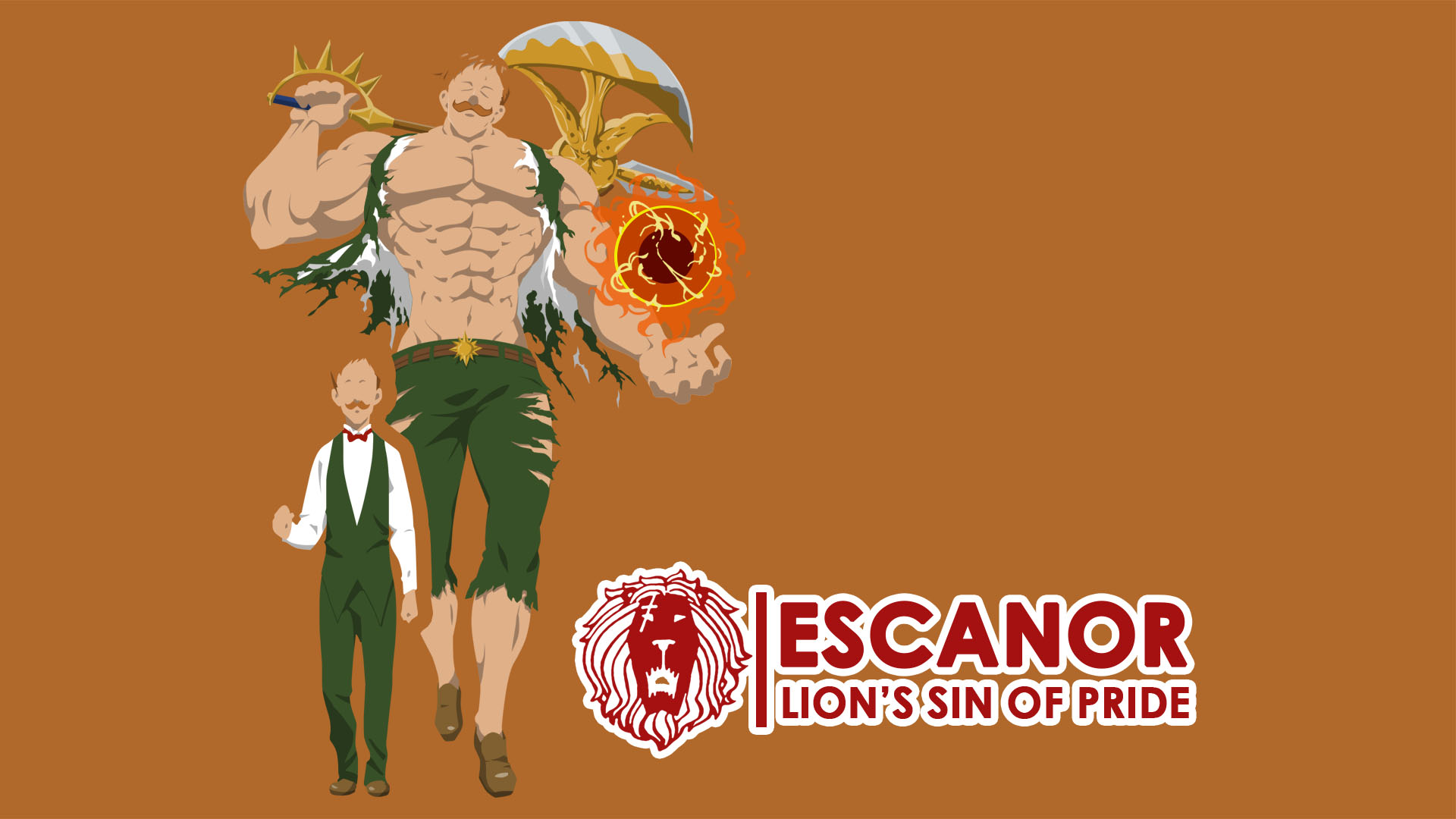 Laden Sie das Animes, The Seven Deadly Sins, Escanor (Die Sieben Todsünden)-Bild kostenlos auf Ihren PC-Desktop herunter