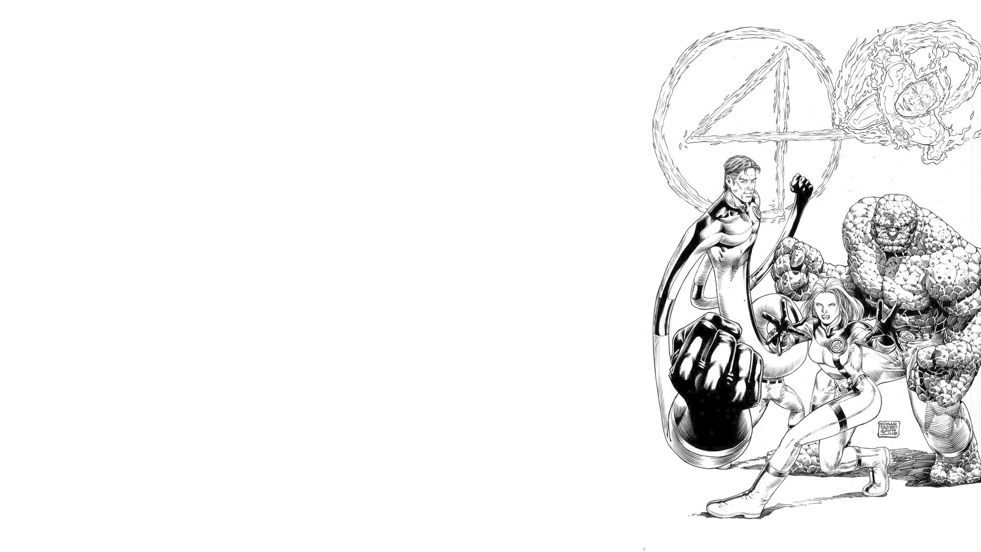 623485壁紙のダウンロード漫画, ファンタスティック・フォー, ベン・グリム, ヒューマン・トーチ (マーベル・コミック), インビジブル・ウーマン, ジョニー・ストーム, ミスター・ファンタスティック, リード・リチャーズ, スーザン・ストーム, シング (マーベル・コミック)-スクリーンセーバーと写真を無料で