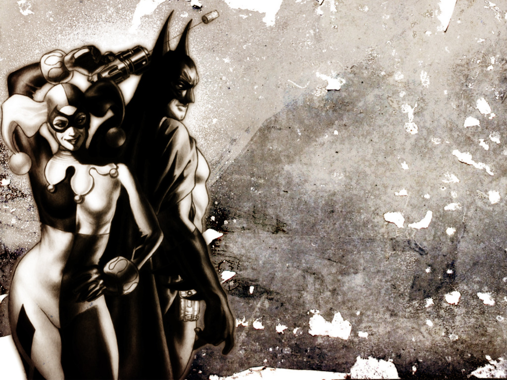 Descarga gratuita de fondo de pantalla para móvil de Historietas, The Batman, Harley Quinn.