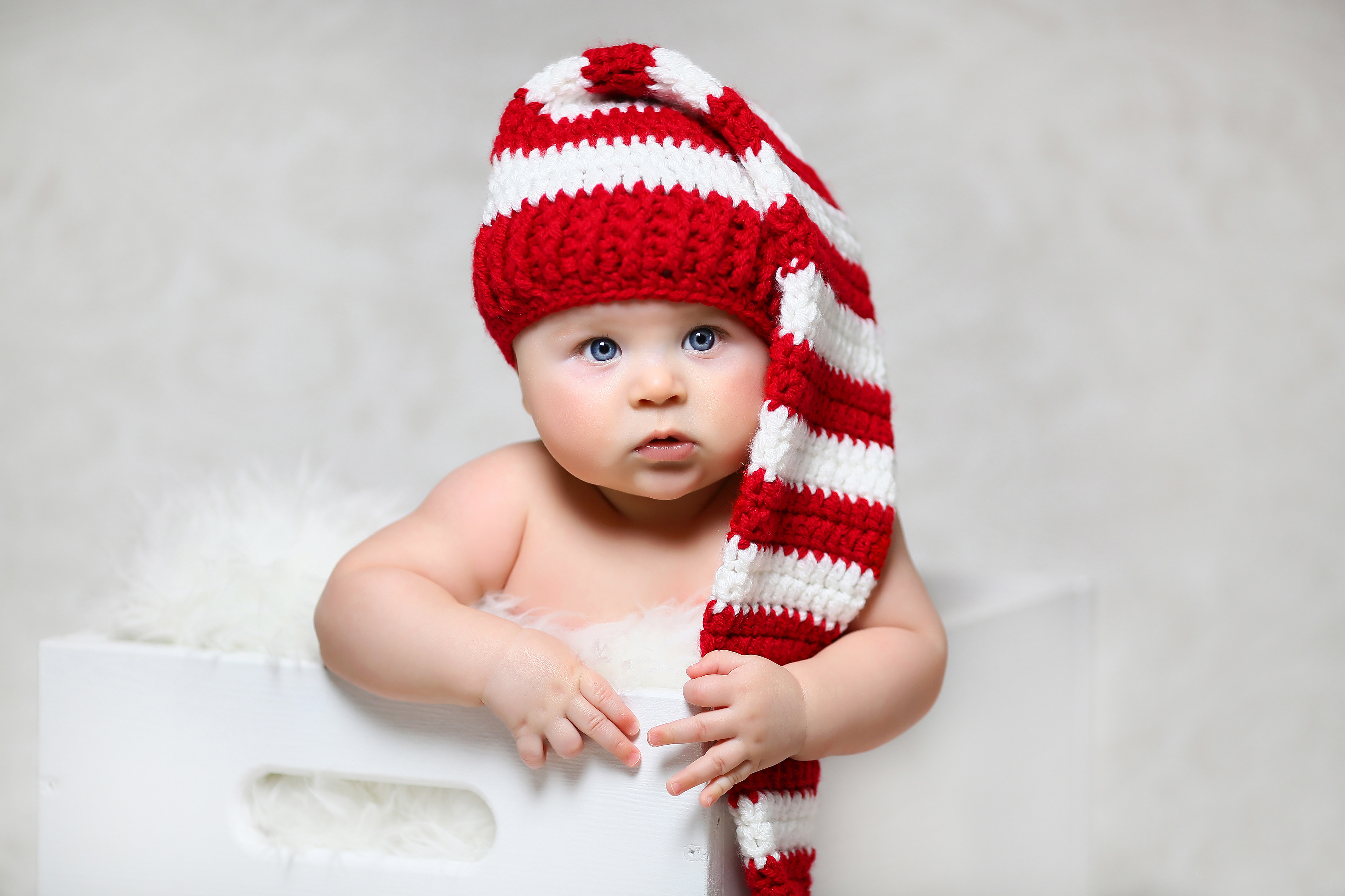 PCデスクトップに帽子, 可愛い, 青い目, 写真撮影, 赤ちゃん画像を無料でダウンロード