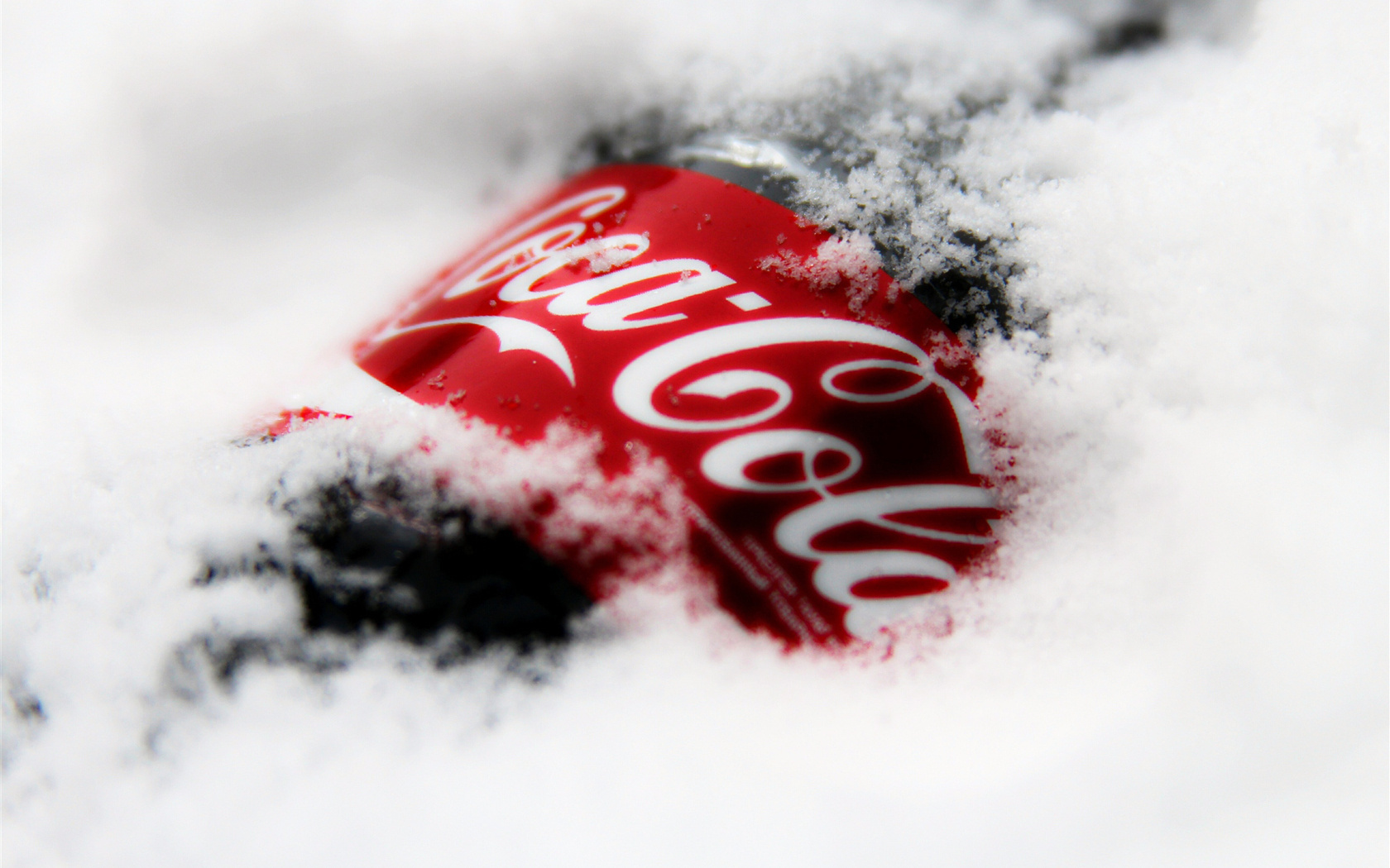 logos, coca cola, brands, snow Full HD