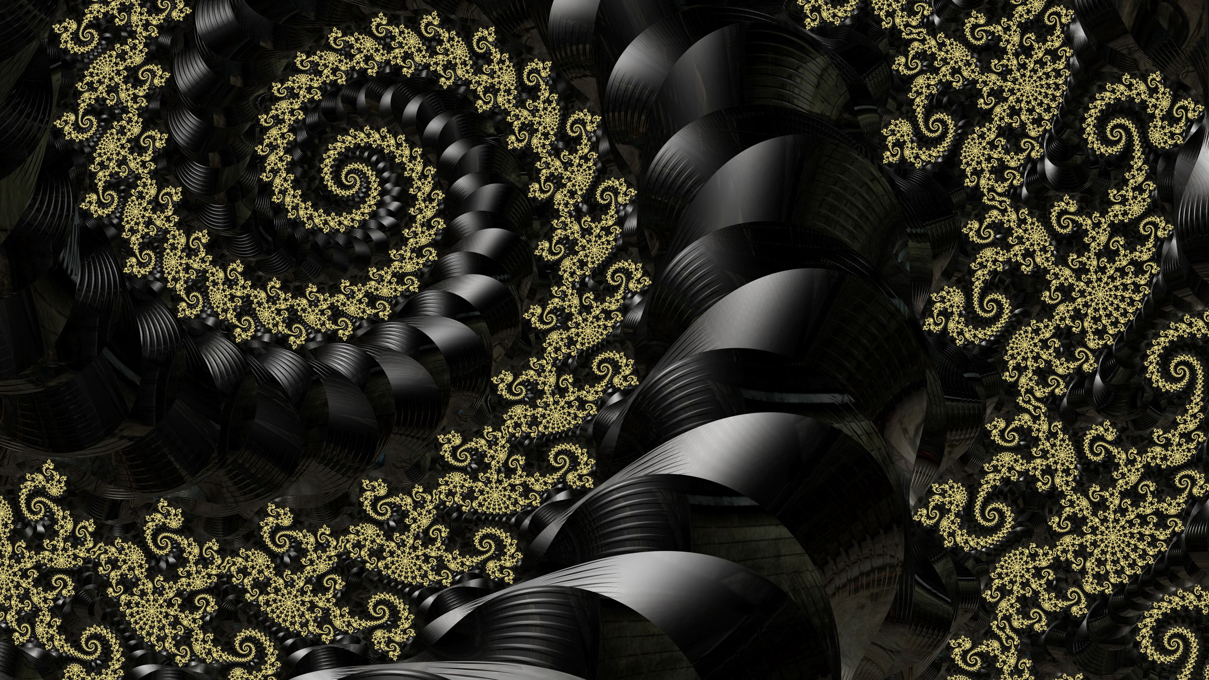 art, abstract, pattern, fractal, spiral, twisting, torsion