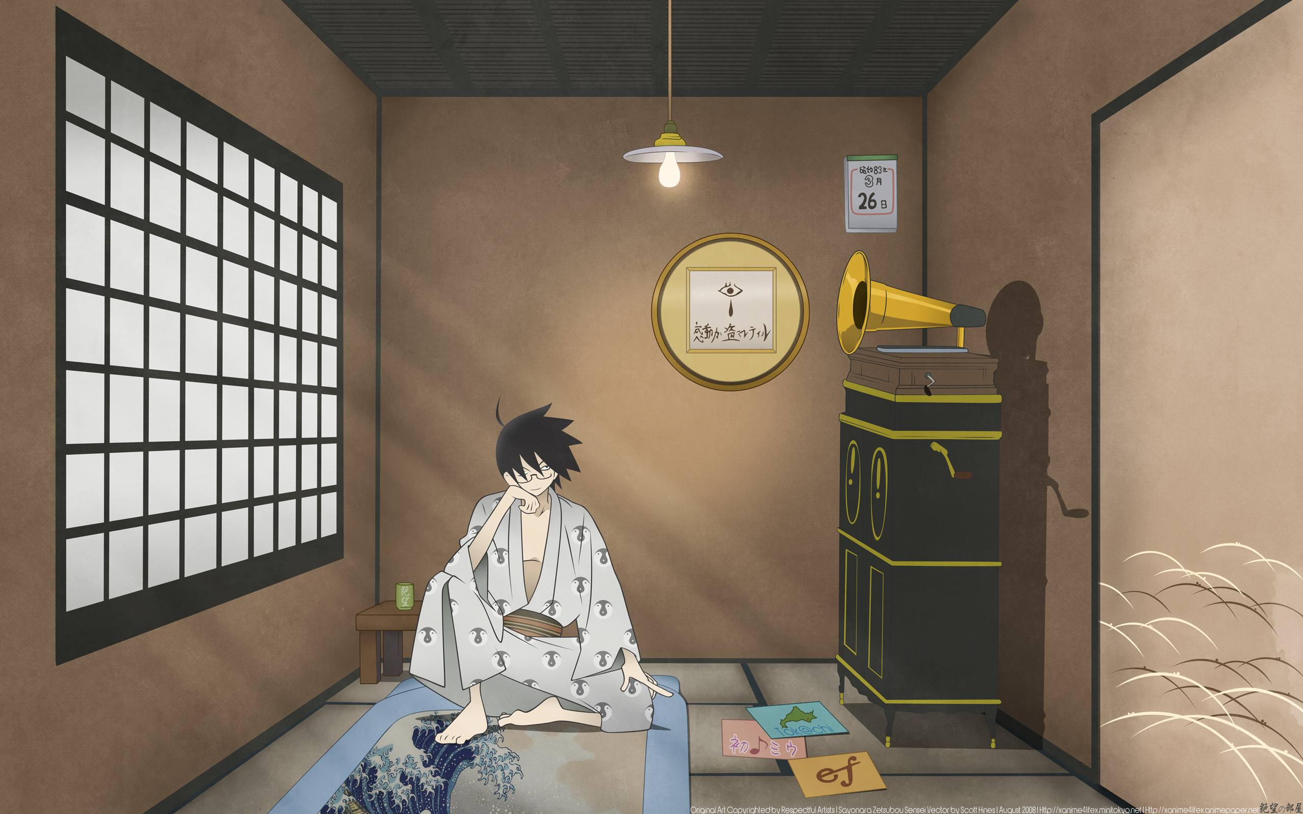 Free download wallpaper Anime, Sayonara Zetsubou Sensei, Nozomu Itoshiki on your PC desktop