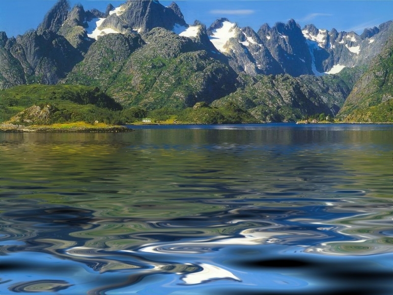 無料モバイル壁紙山脈, 海, 風景をダウンロードします。