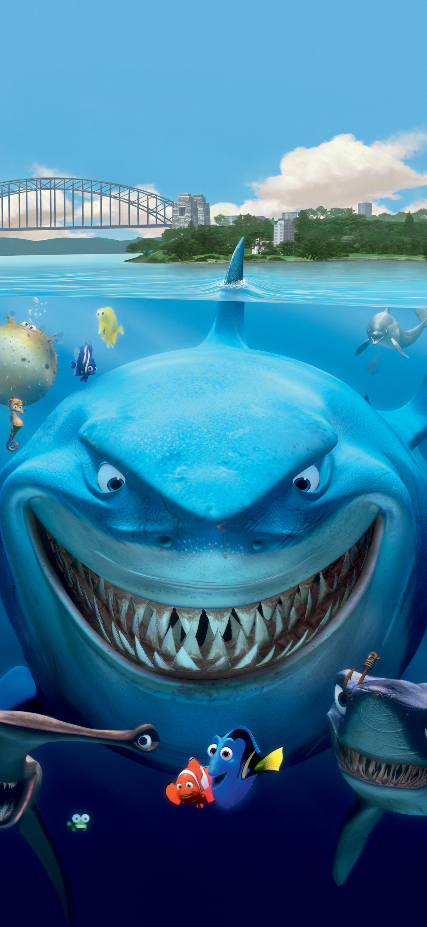 Laden Sie das Hai, Filme, Dory (Findet Nemo), Findet Nemo, Bruce (Findet Nemo), Nemo (Findet Nemo)-Bild kostenlos auf Ihren PC-Desktop herunter