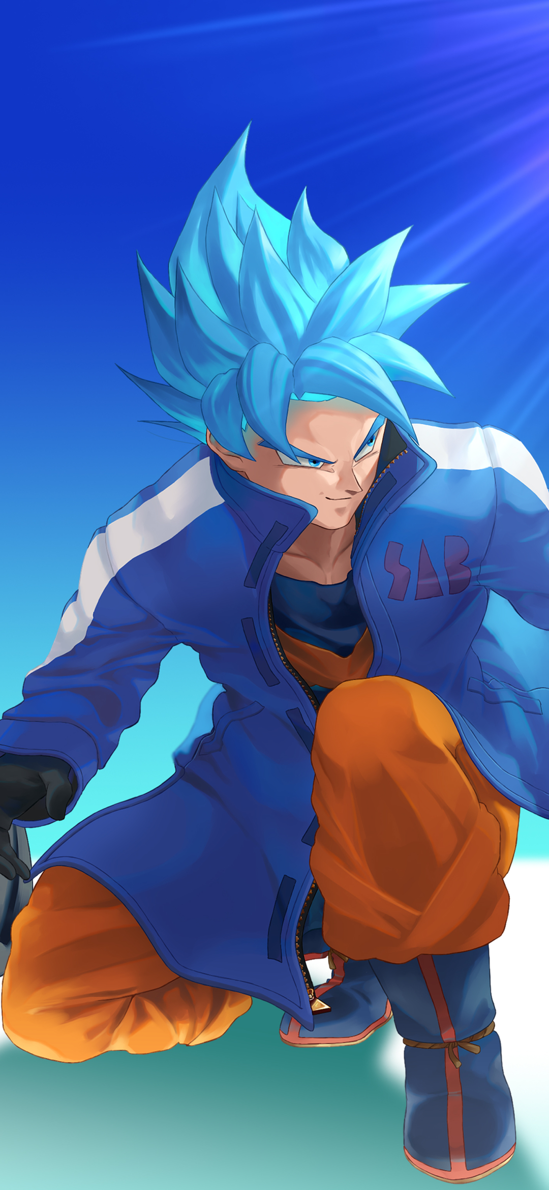 Descarga gratuita de fondo de pantalla para móvil de Animado, Goku, Súper Saiyajin Azul, Dragon Ball Super: Broly.