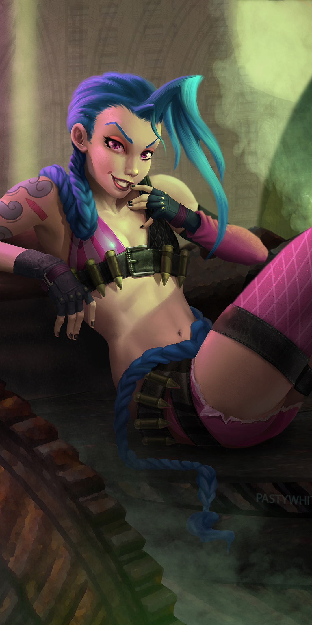 Скачати мобільні шпалери Ліга Легенд, Відеогра, Jinx (League Of Legends) безкоштовно.