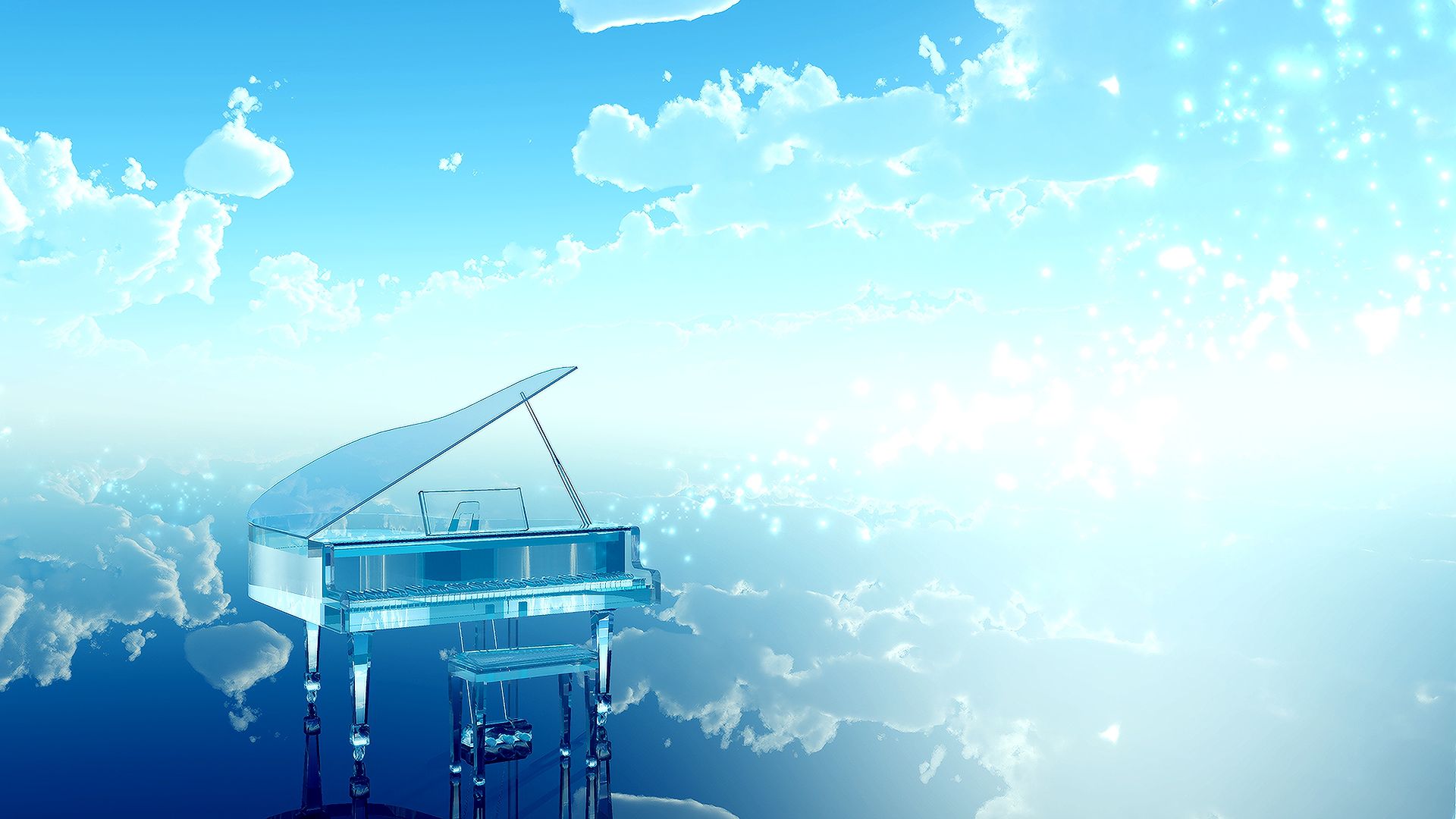 Download mobile wallpaper Anime, Piano, Original for free.